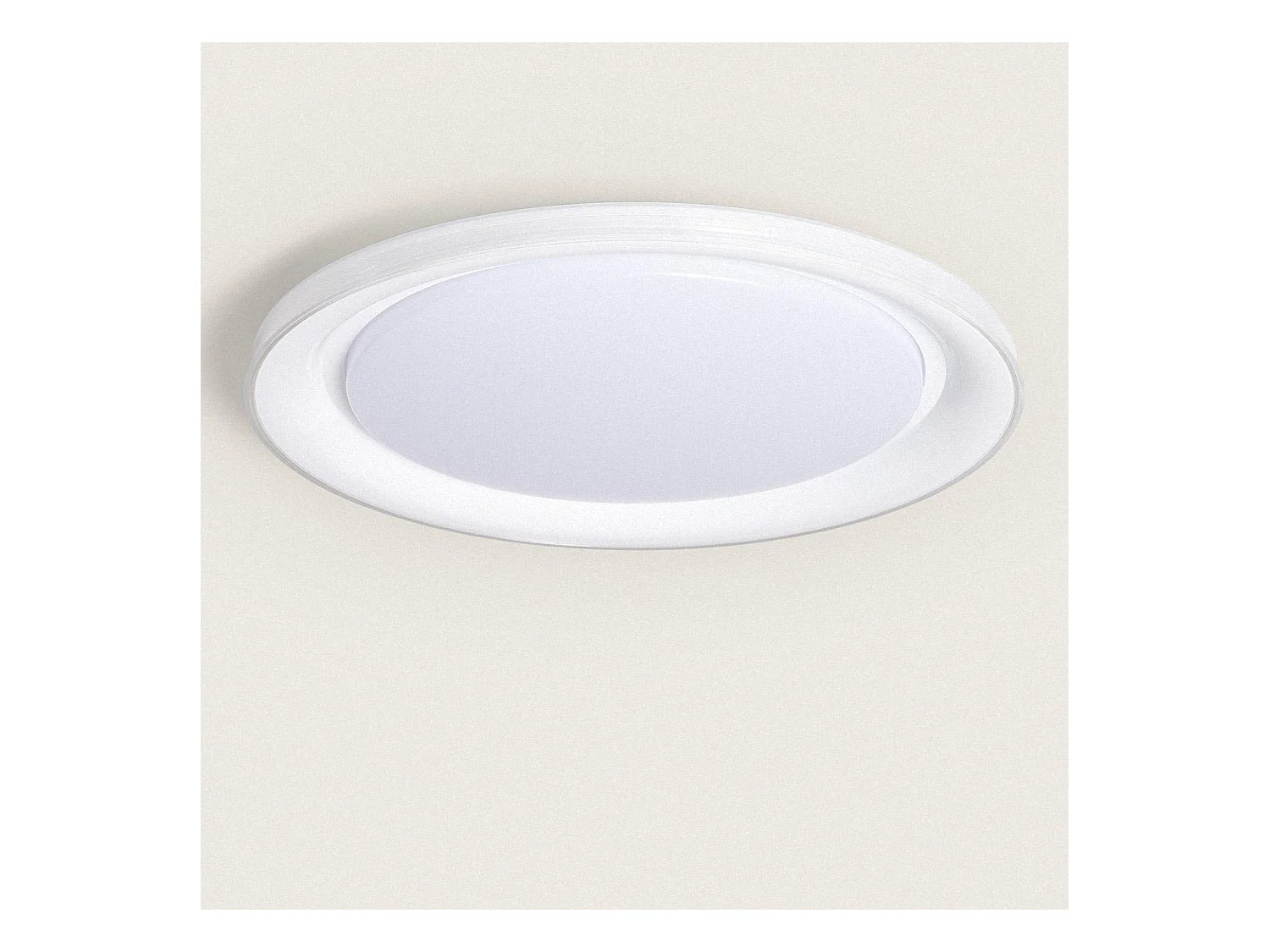 Plafonnier LED 24W Rond Métal CCT Sélectionnable Karry (2200K - 3000K - 4000K) CCT