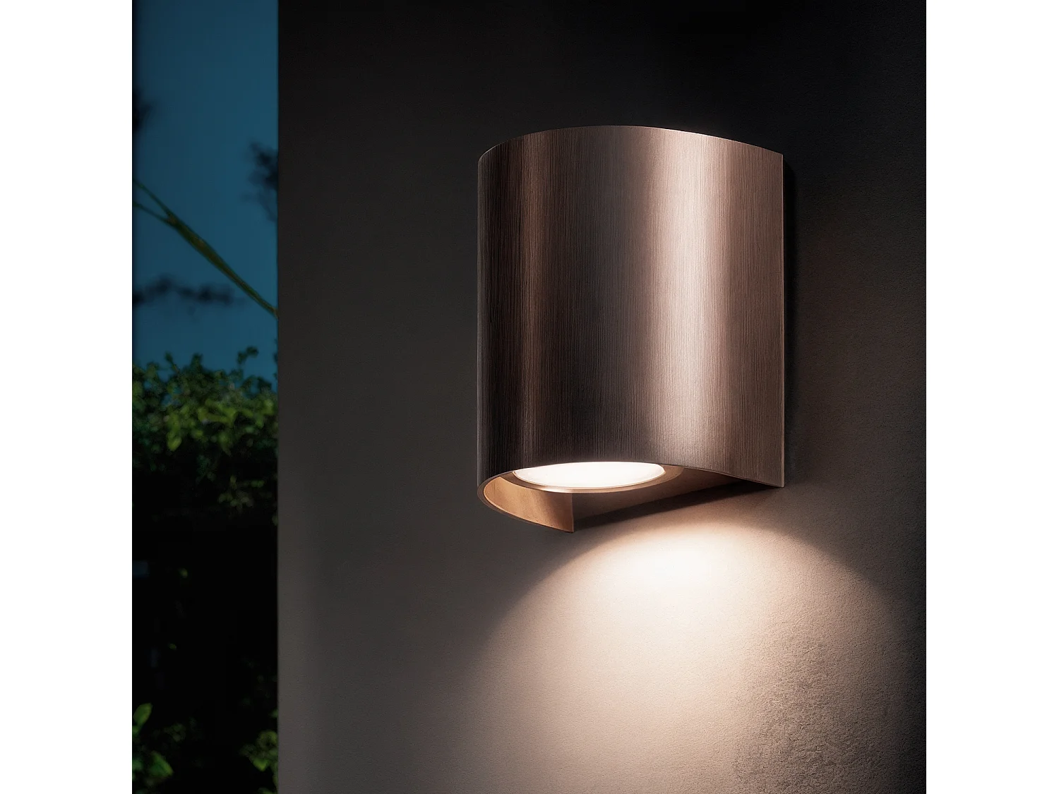 Aplique de Pared Aluminio Adonai Bronce