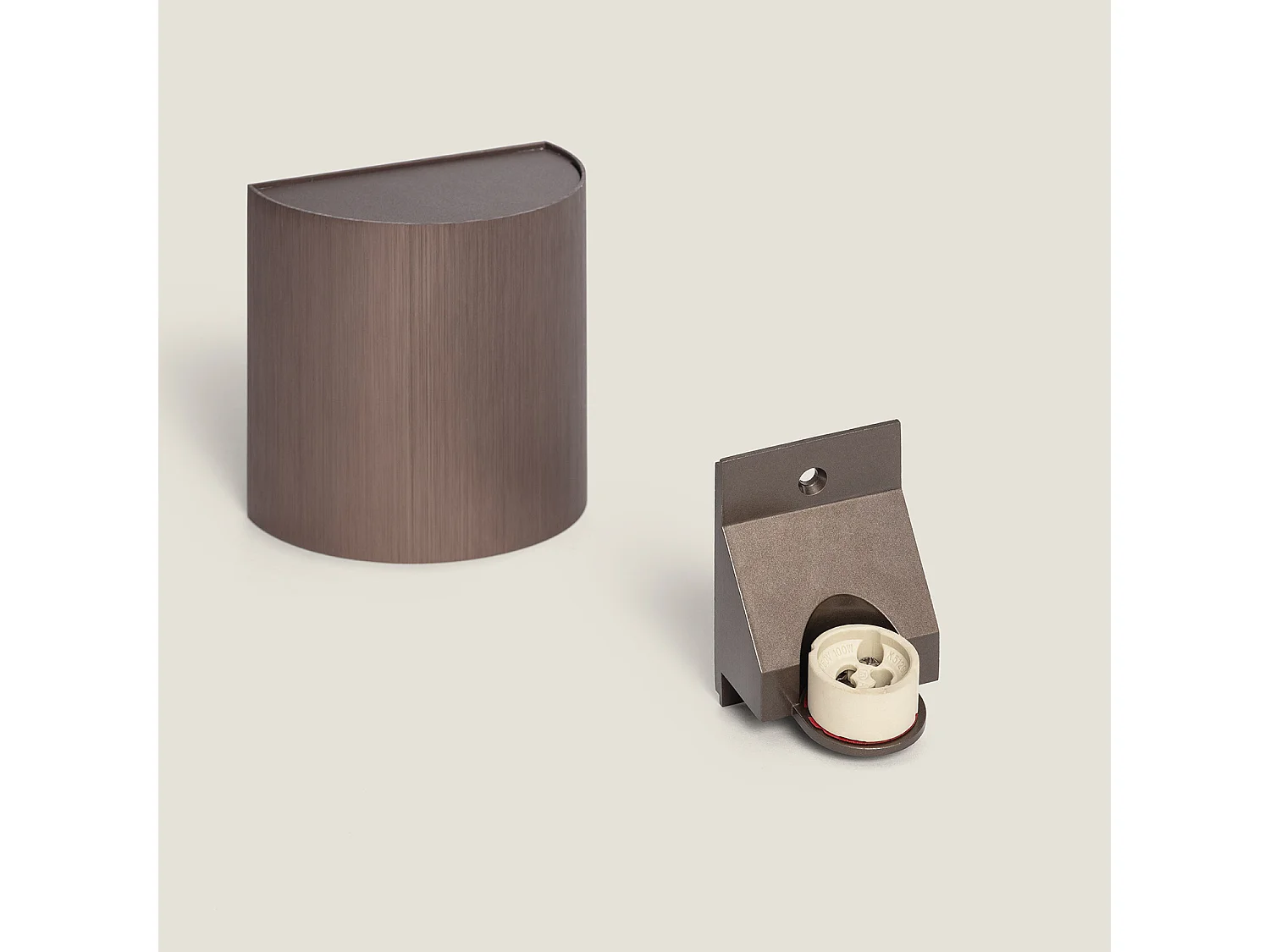 Aplique de Pared Aluminio Adonai Bronce