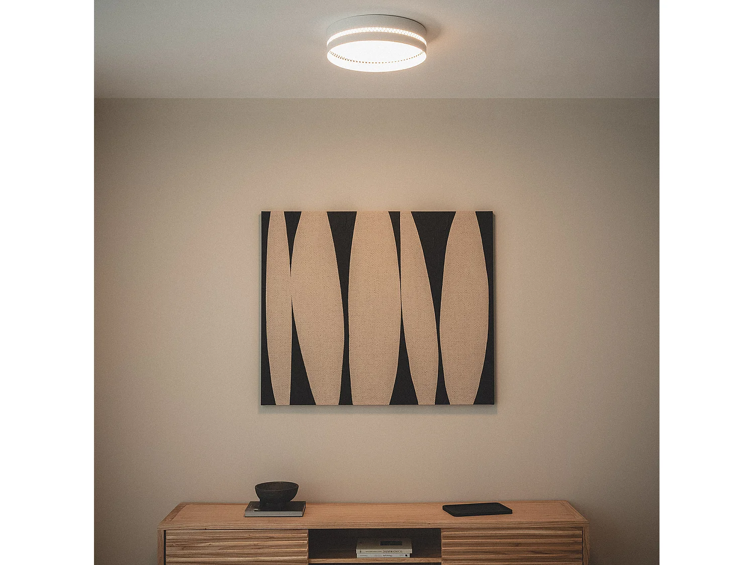 Plafoniera LED 30W Metallo Walital S Bianco Opaco