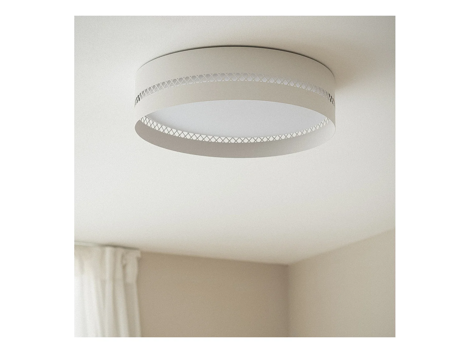 Plafonnier LED 30W Métal Walital S Blanc mat