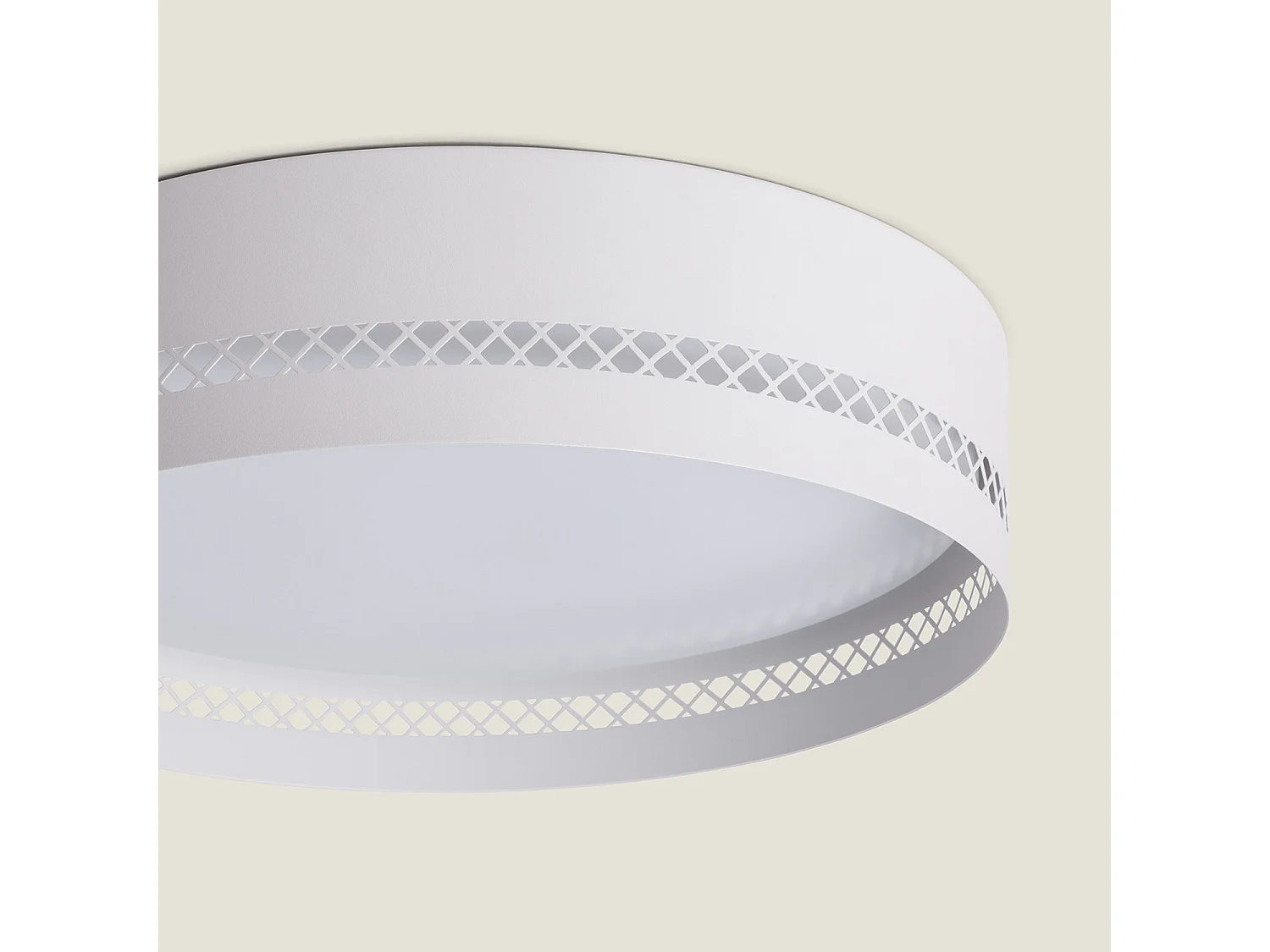 Plafonnier LED 30W Métal Walital S Blanc mat