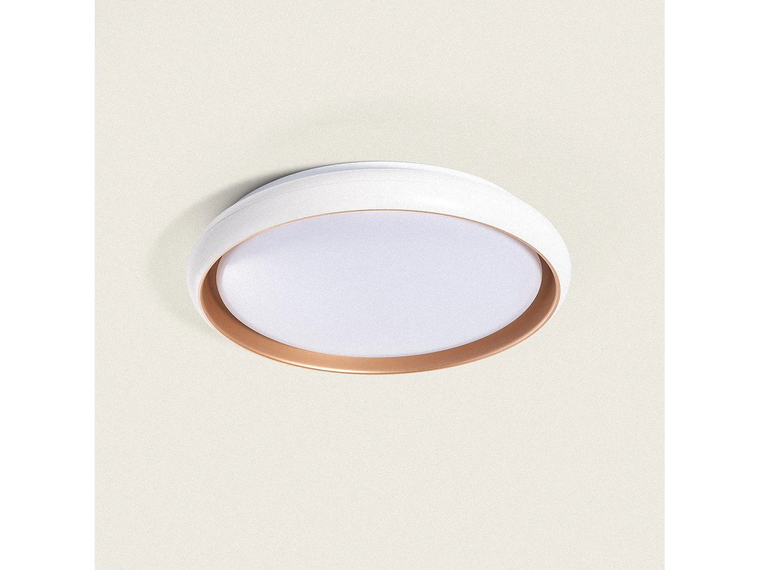 Plafonnier LED 28W Rond Ø410 mm CCT Sélectionnable Rayan Noir