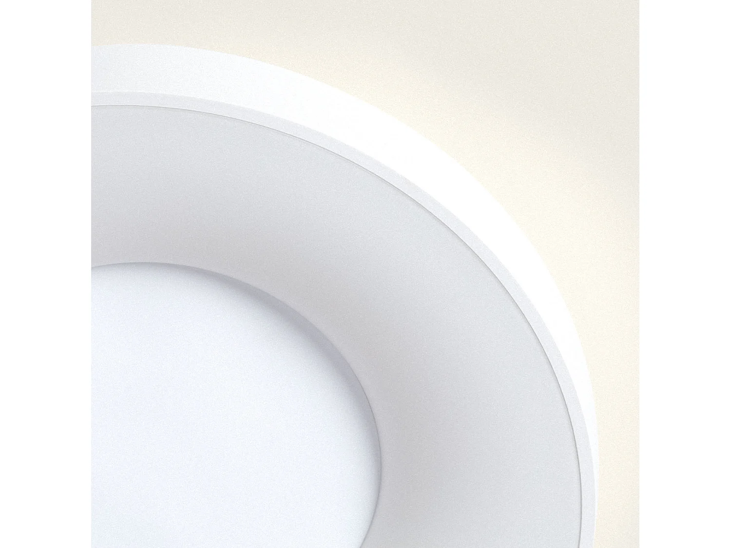 Plafonnier LED 24W Rond Métal CCT Sélectionnable Bill Blanc