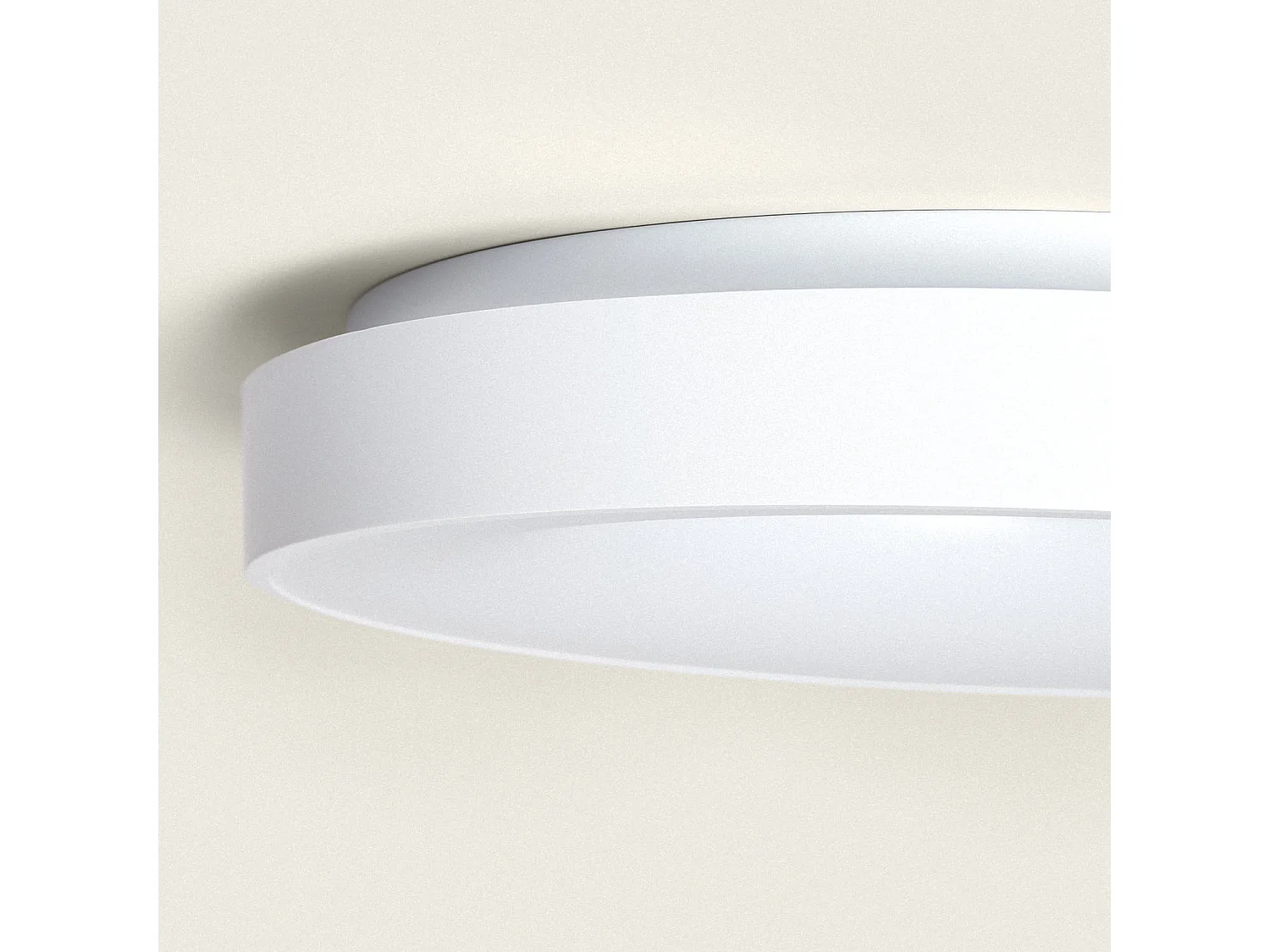 Plafonnier LED 24W Rond Métal CCT Sélectionnable Bill Blanc