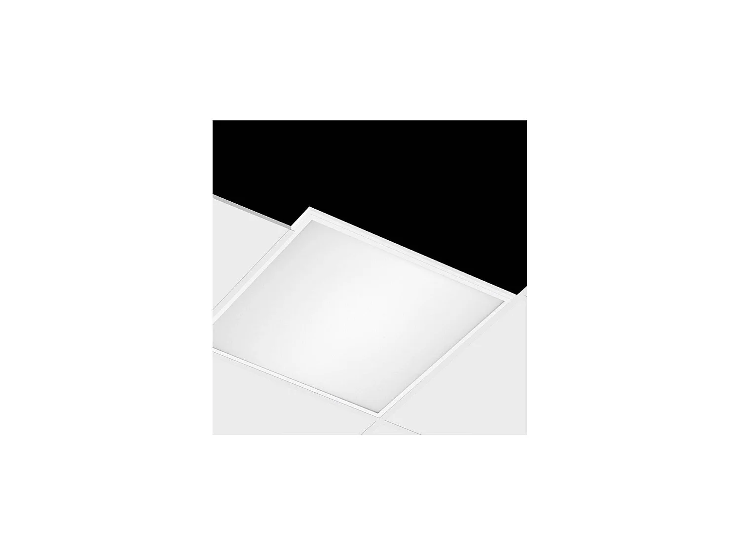 Panel LED 60x60 cm 36W Microprismático UGR16 SUPREME PMMA CertaDrive 3000K Individual Blanco Cálido