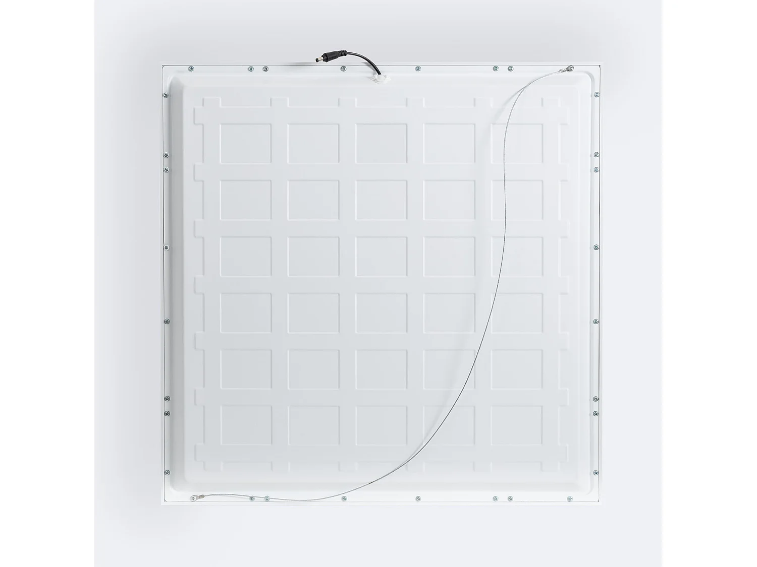 Panel LED 60x60 cm 42W 4000 lm Regulable  con Caja de Conexiones Rápidas y Cable de Seguridad 6000K Regulable 1-10V Individual Blanco Frío