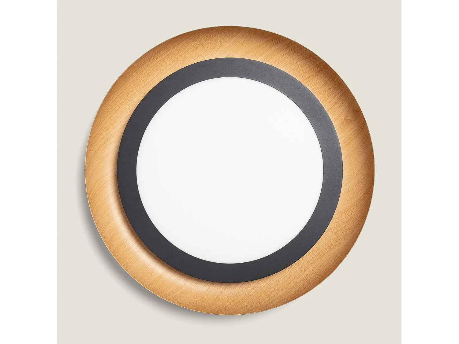 Plafonnier LED 30W Métal Garter Noir mat