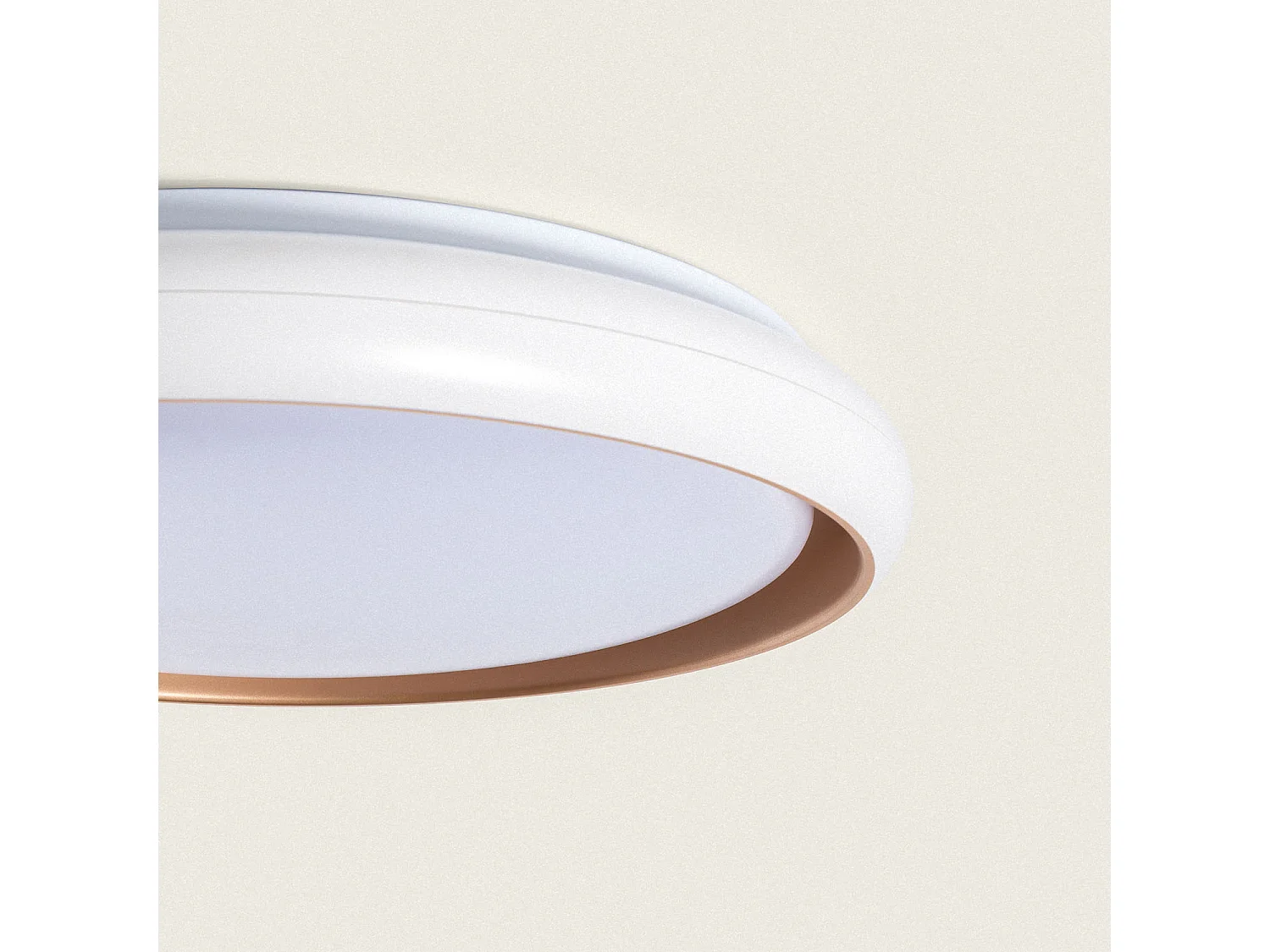 Plafonnier LED 28W Rond Ø410 mm CCT Sélectionnable Rayan Blanc