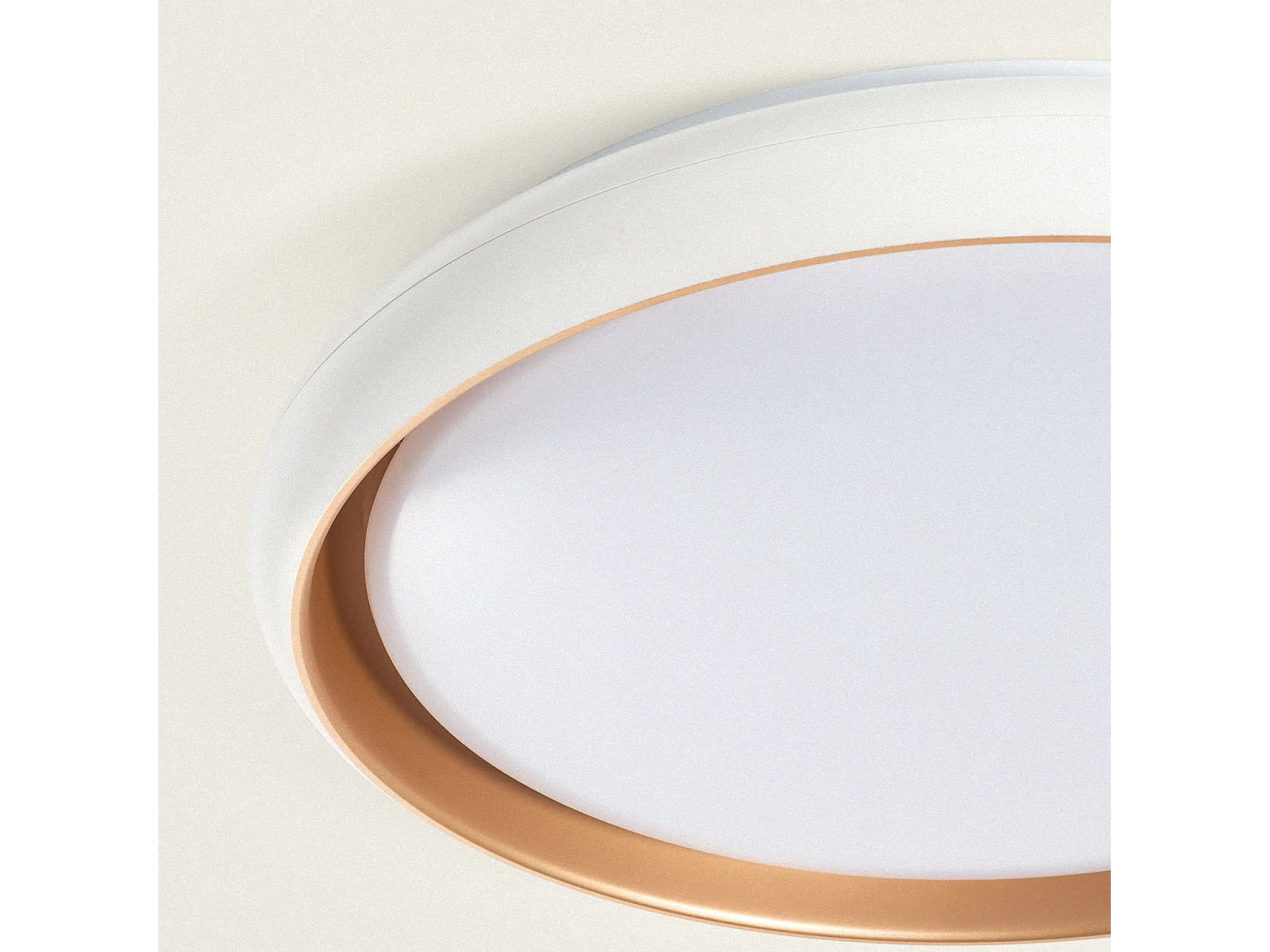 Plafonnier LED 28W Rond Ø410 mm CCT Sélectionnable Rayan Blanc