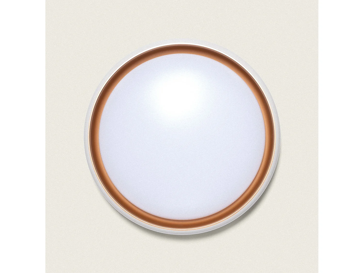 Plafonnier LED 28W Rond Ø410 mm CCT Sélectionnable Rayan Blanc