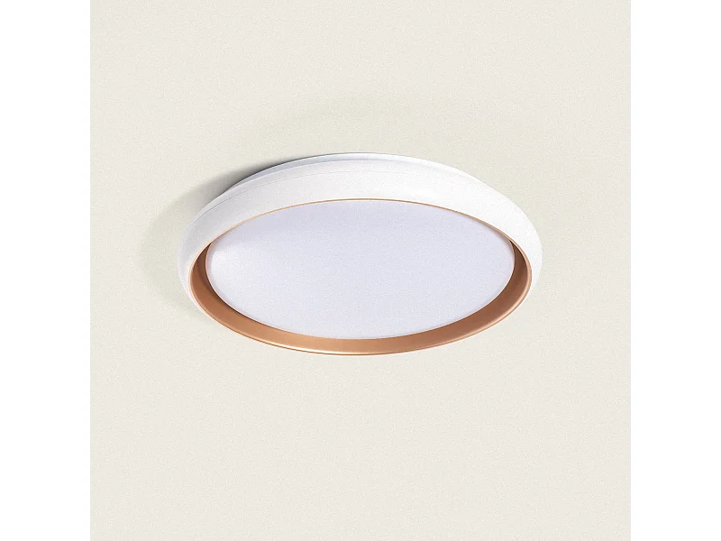 Plafonnier LED 28W Rond Ø410 mm CCT Sélectionnable Rayan Blanc