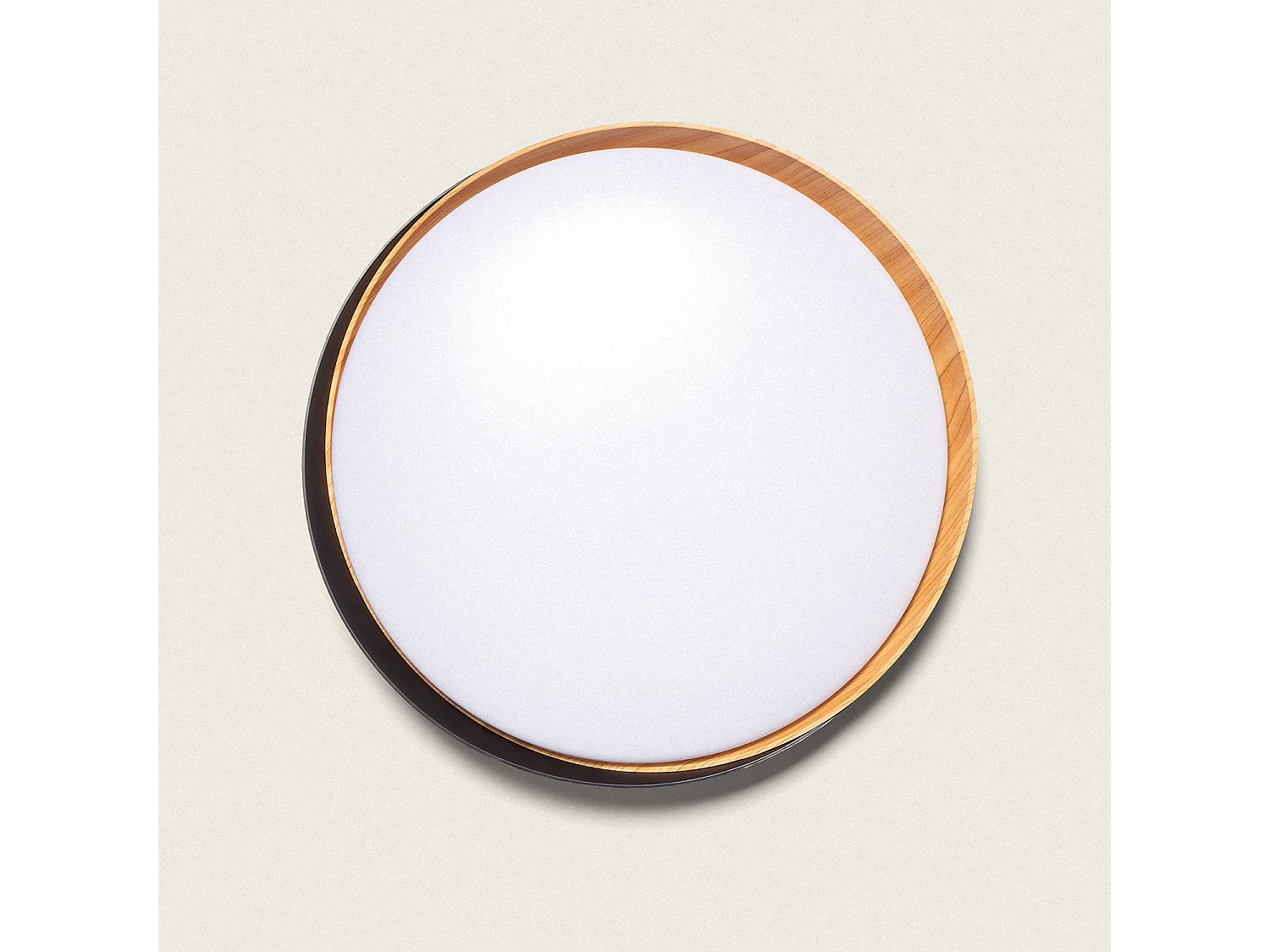 Plafón LED 28W Circular Ø420 mm CCT Seleccionable Nil Negro