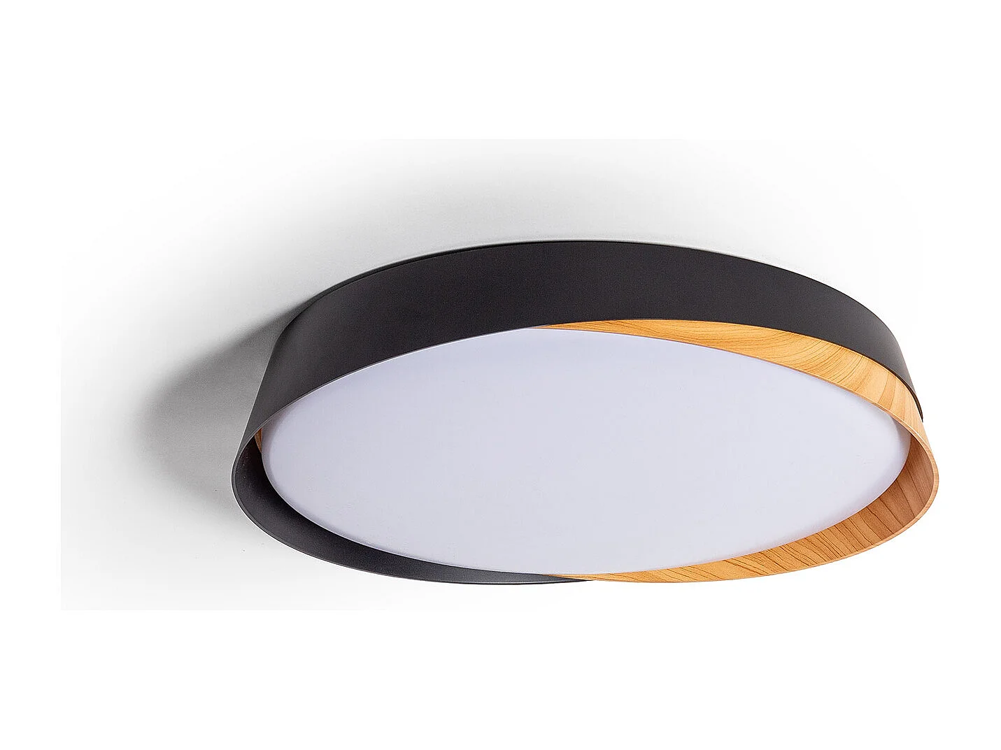 Plafón LED 28W Circular Ø420 mm CCT Selezionabile Seleccionable Nil Nero