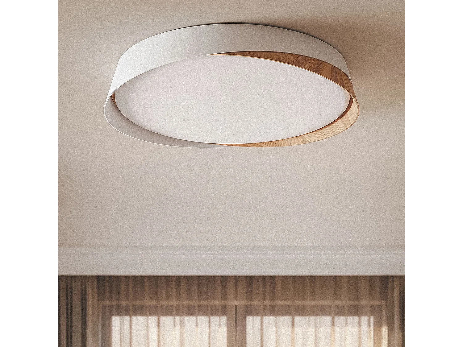 Plafón LED 28W Circular Ø420 mm CCT Seleccionable Nil Blanco