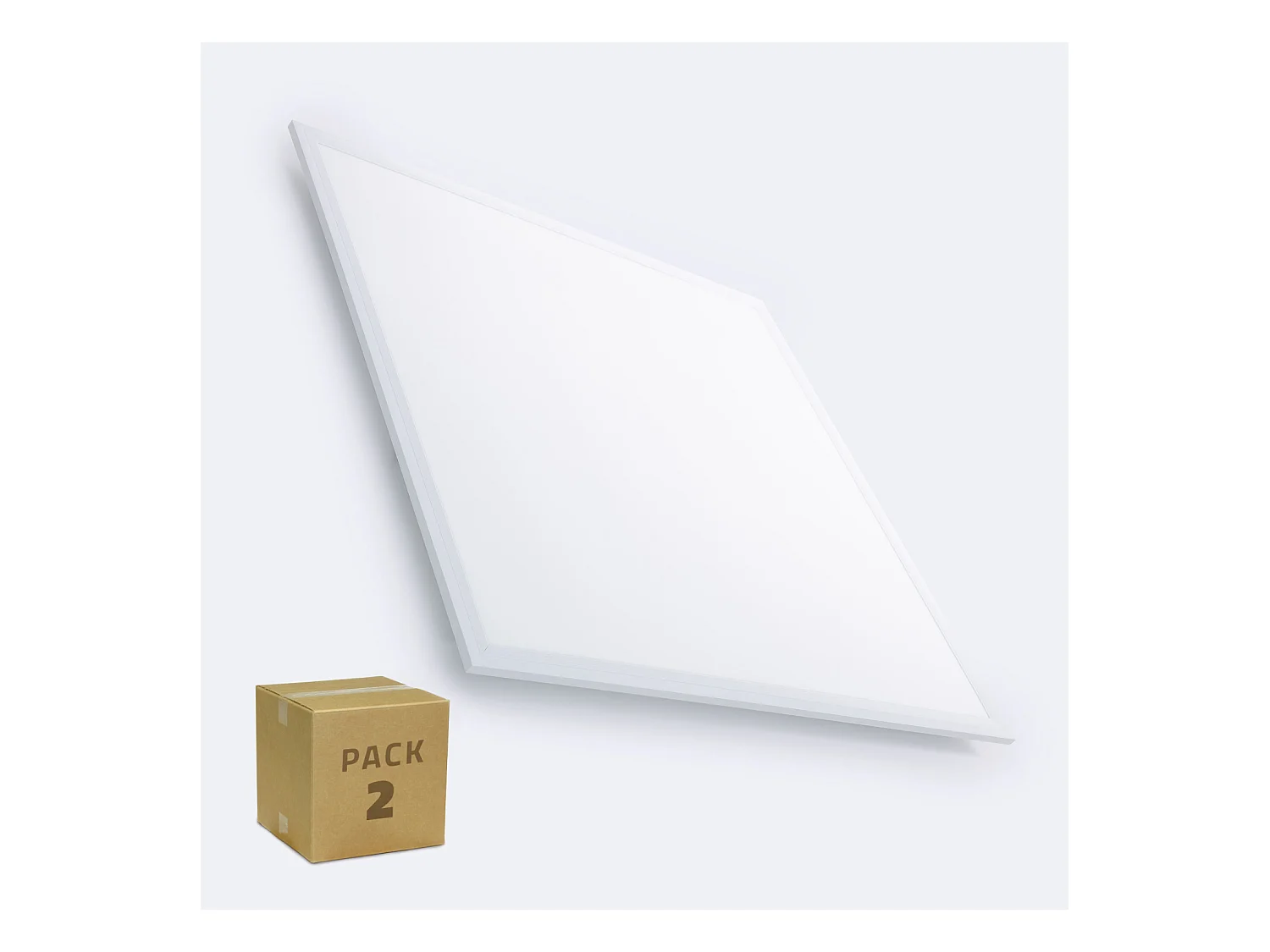 Pack de 2 Panel LED 60x60 cm 40W 4000lm 6500K LIFUD Blanco Frío Pack de 2