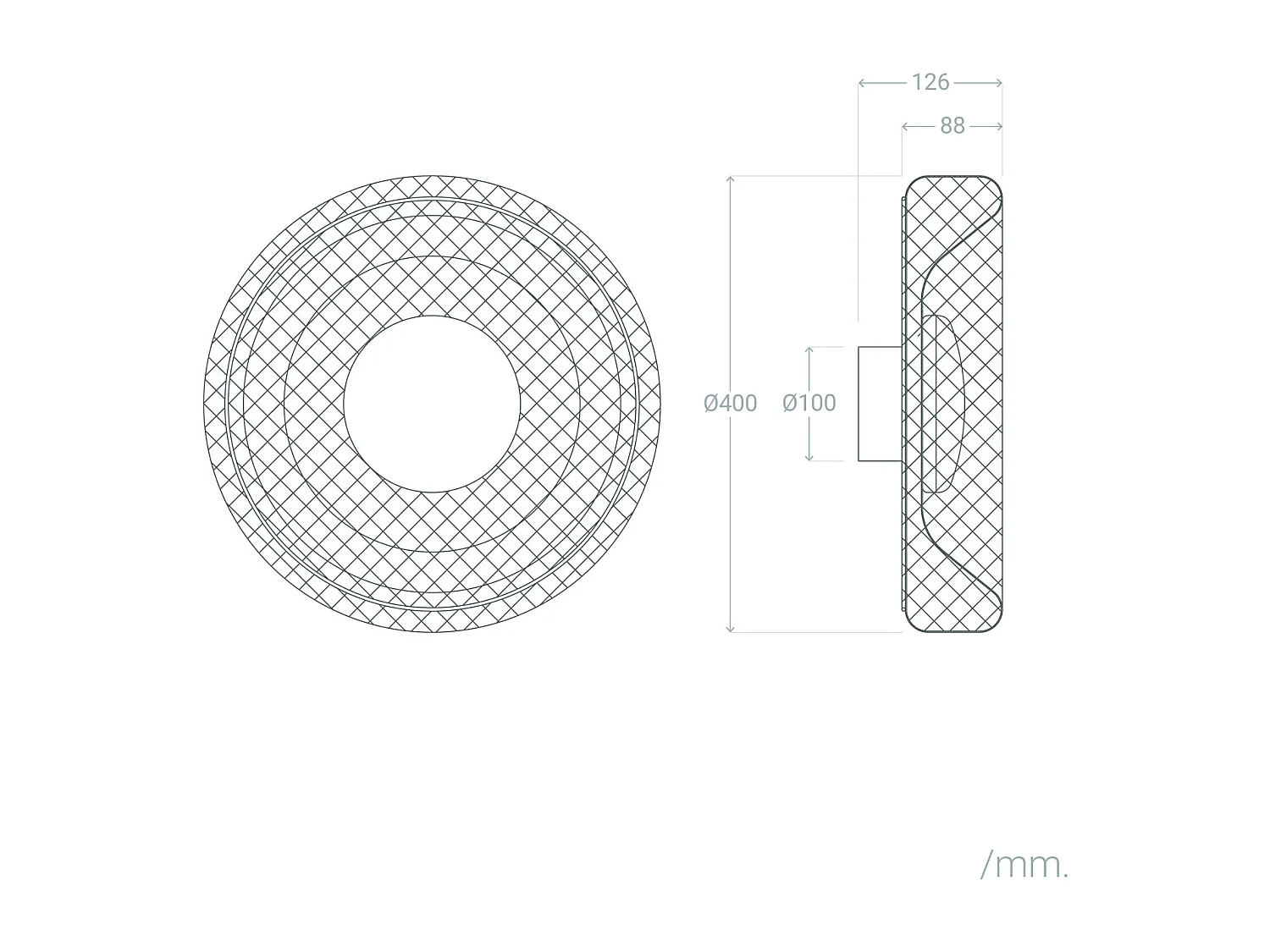 Plafón LED 18W Metal CCT Seleccionable Zeiryn M Negro