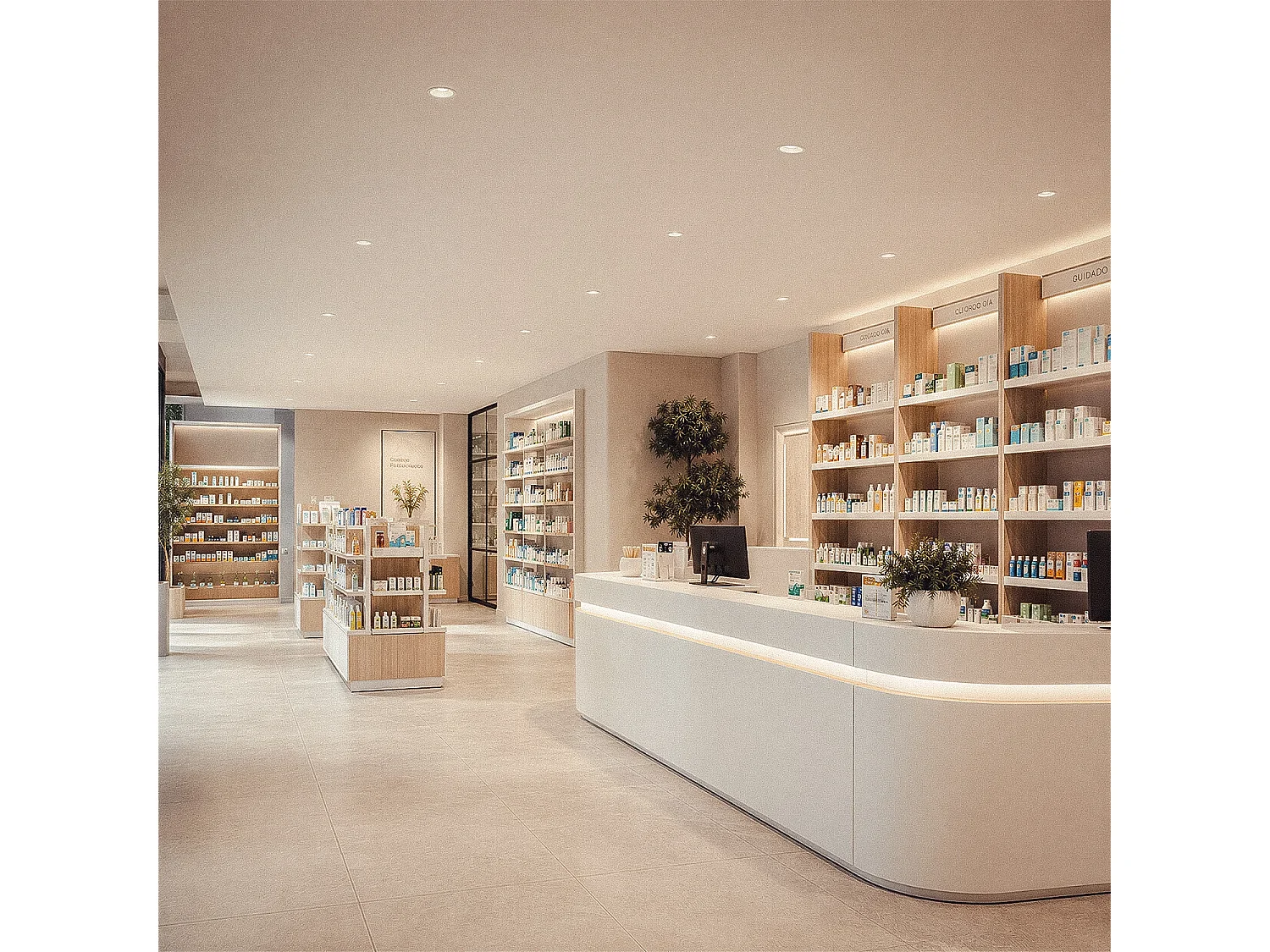 Downlight LED 25W Circular HOTEL Corte Ø 145 mm VisualConfort UGR11 5000K Blanco Frío