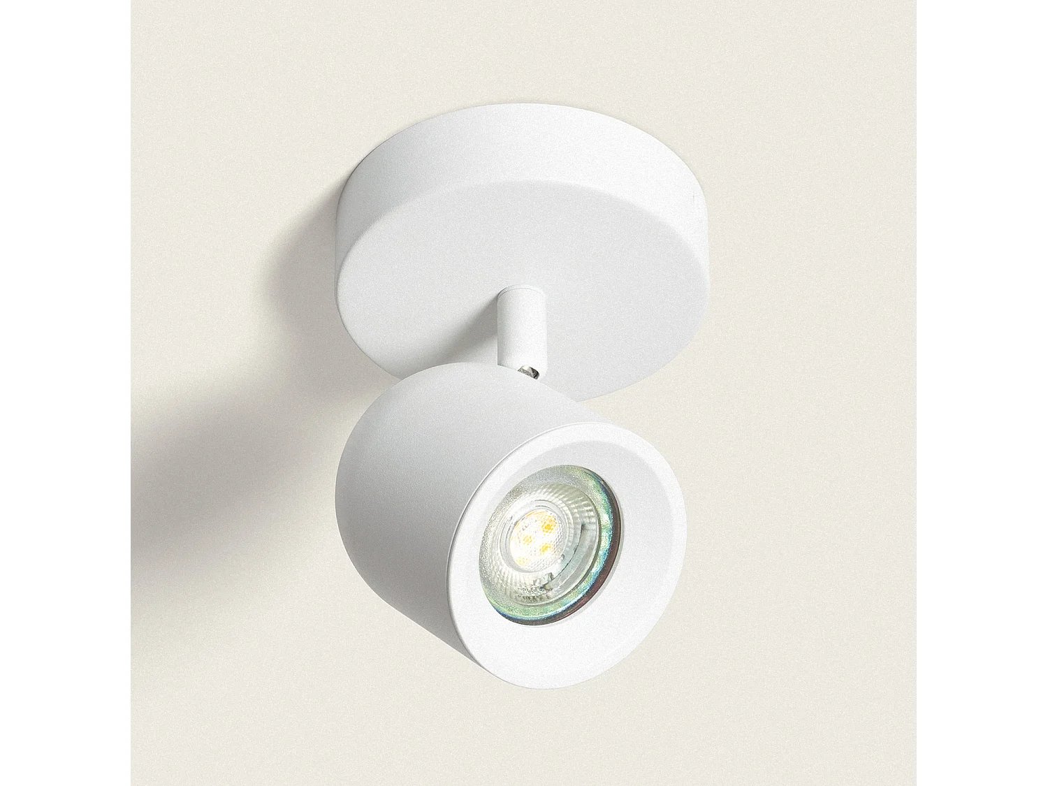 Applique Orientable Aluminium Caleb 1 Spot Blanc