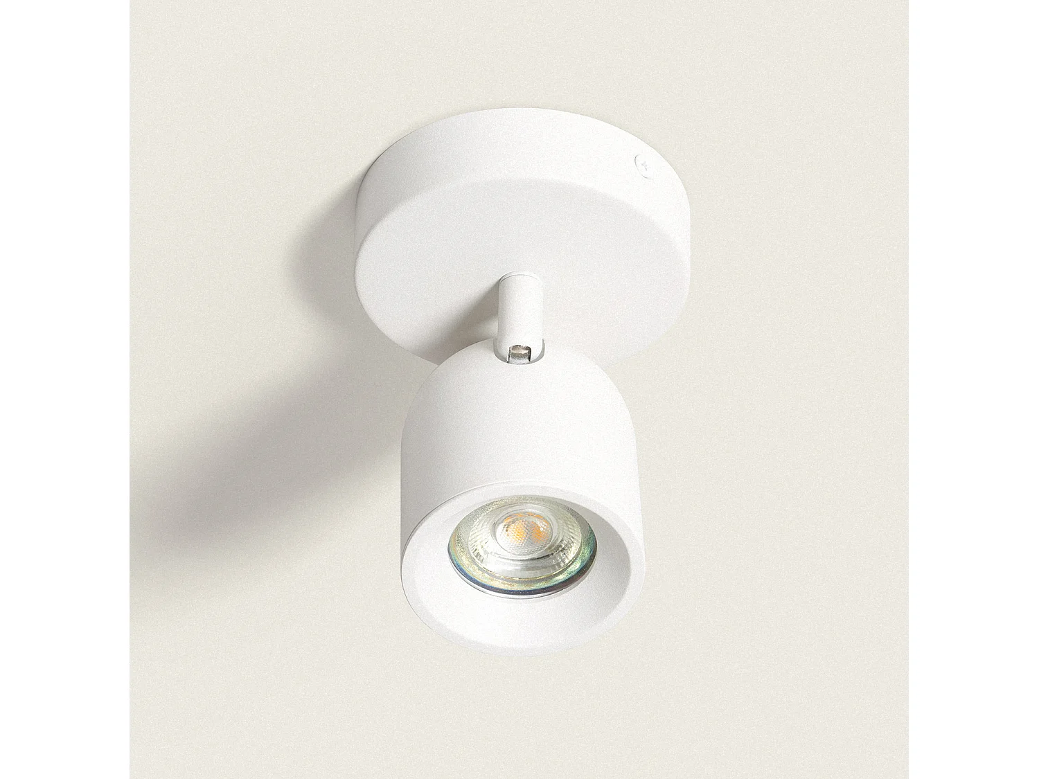 Applique Orientable Aluminium Caleb 1 Spot Blanc