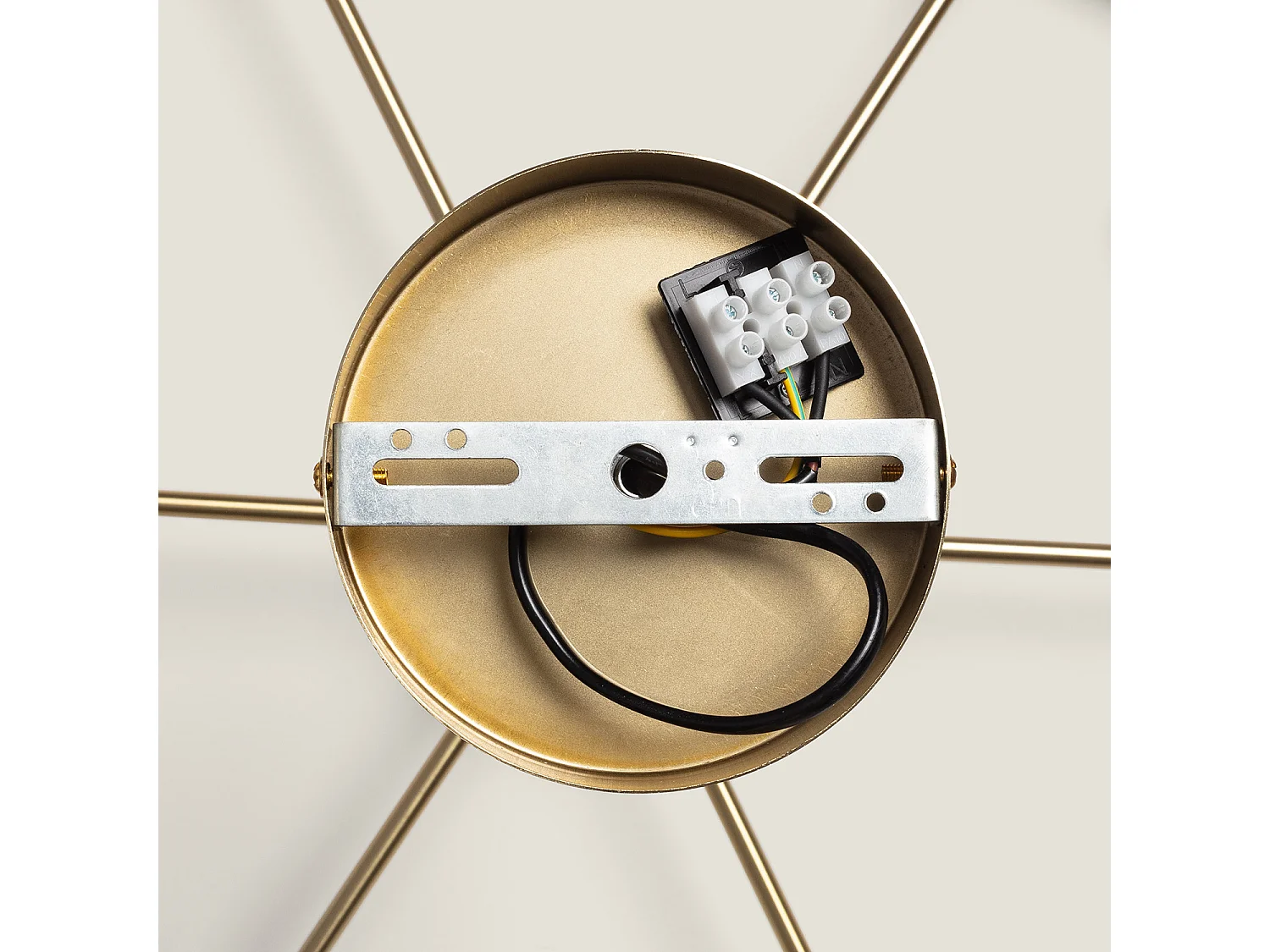 Lampada da Soffitto Alluminio 6 Faretti Jigger Bianco