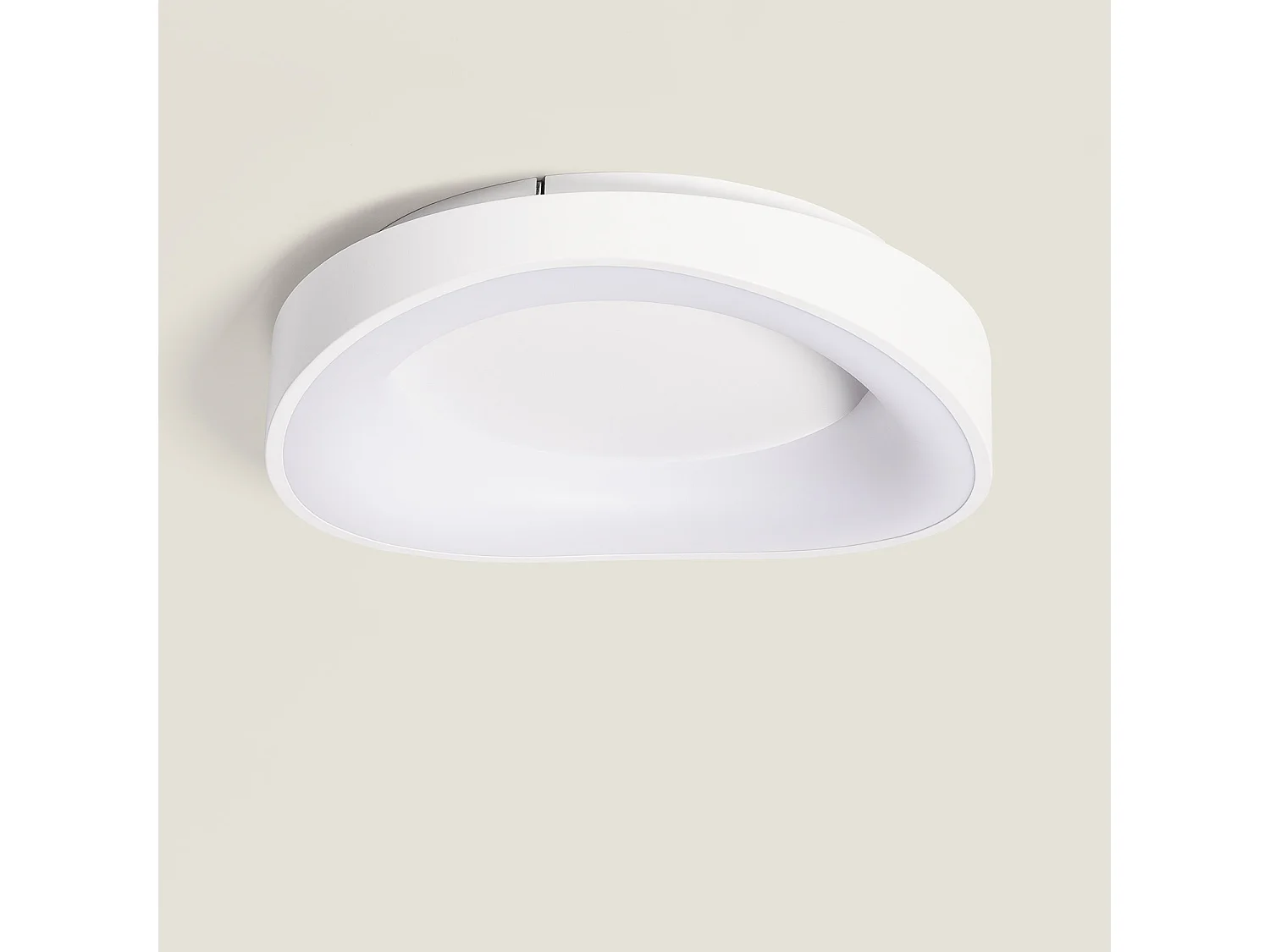 Plafonnier LED 17W Rond Ø400 mm CCT Sélectionnable Unay Noir