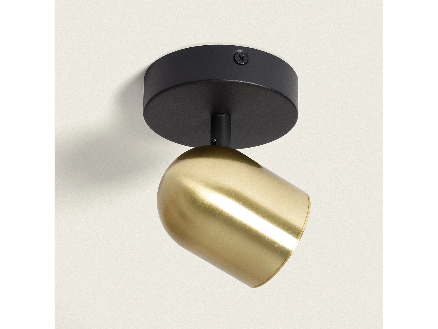 Applique Orientable Aluminium Caleb 1 Spot Doré