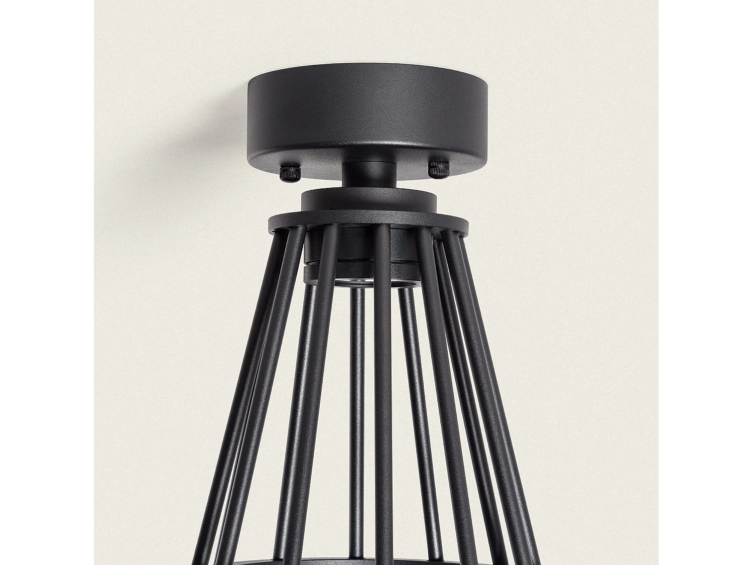 Lámpara de Techo Exterior LED 6W Aluminio Bradda Negro
