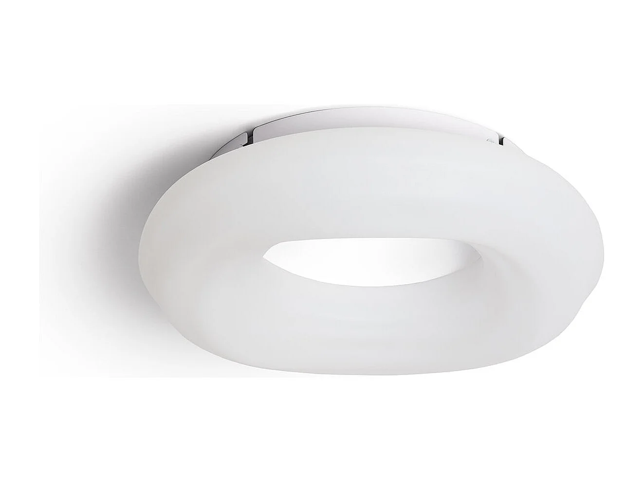 Plafoniera LED 24W Circolare Metallo Ø300 mm Kate Bianco
