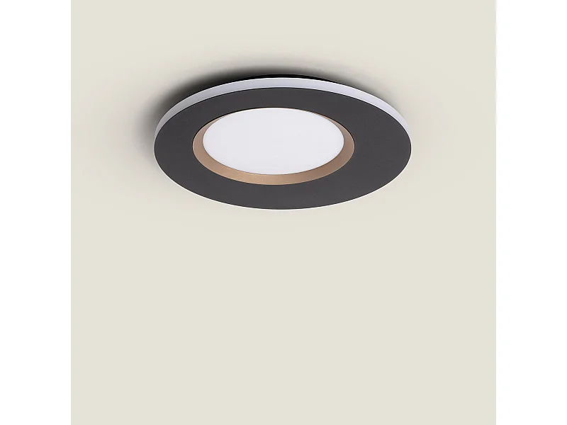 Plafonnier LED 30W Métal Taska S Noir