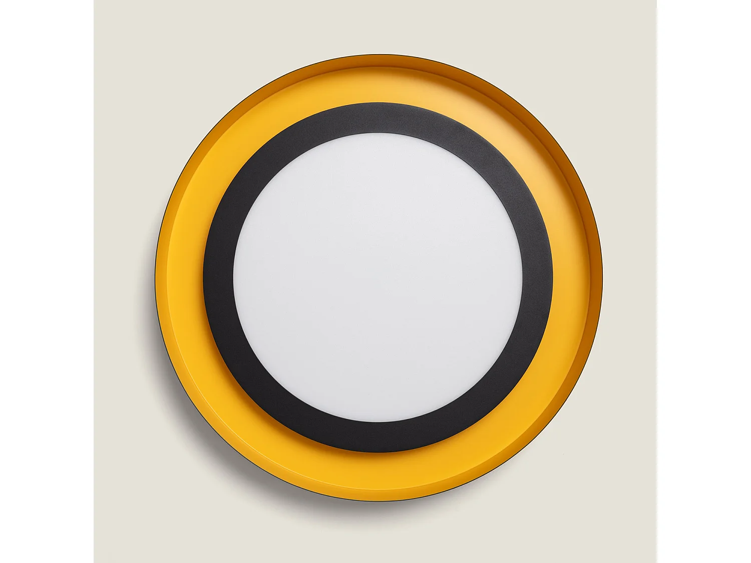 Plafonnier LED 30W Métal Bombalot Noir mat