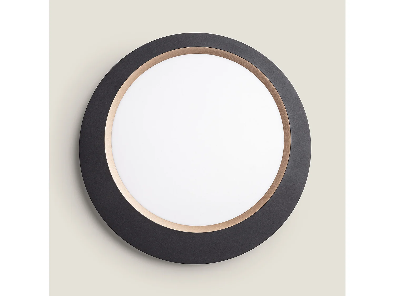 Plafoniera LED 40W Metallo Taska Nero