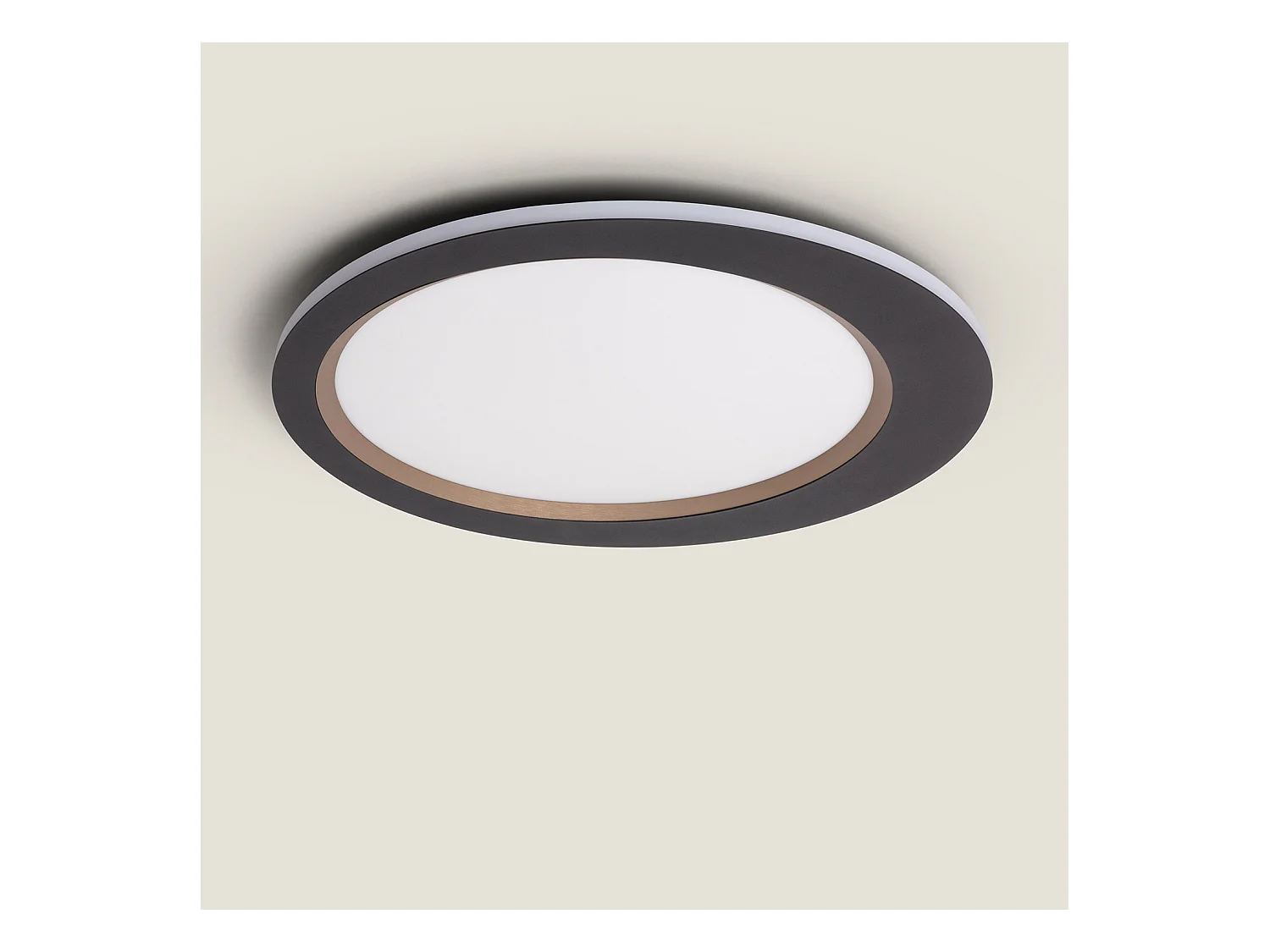 Plafonnier LED 40W Métal Taska Noir
