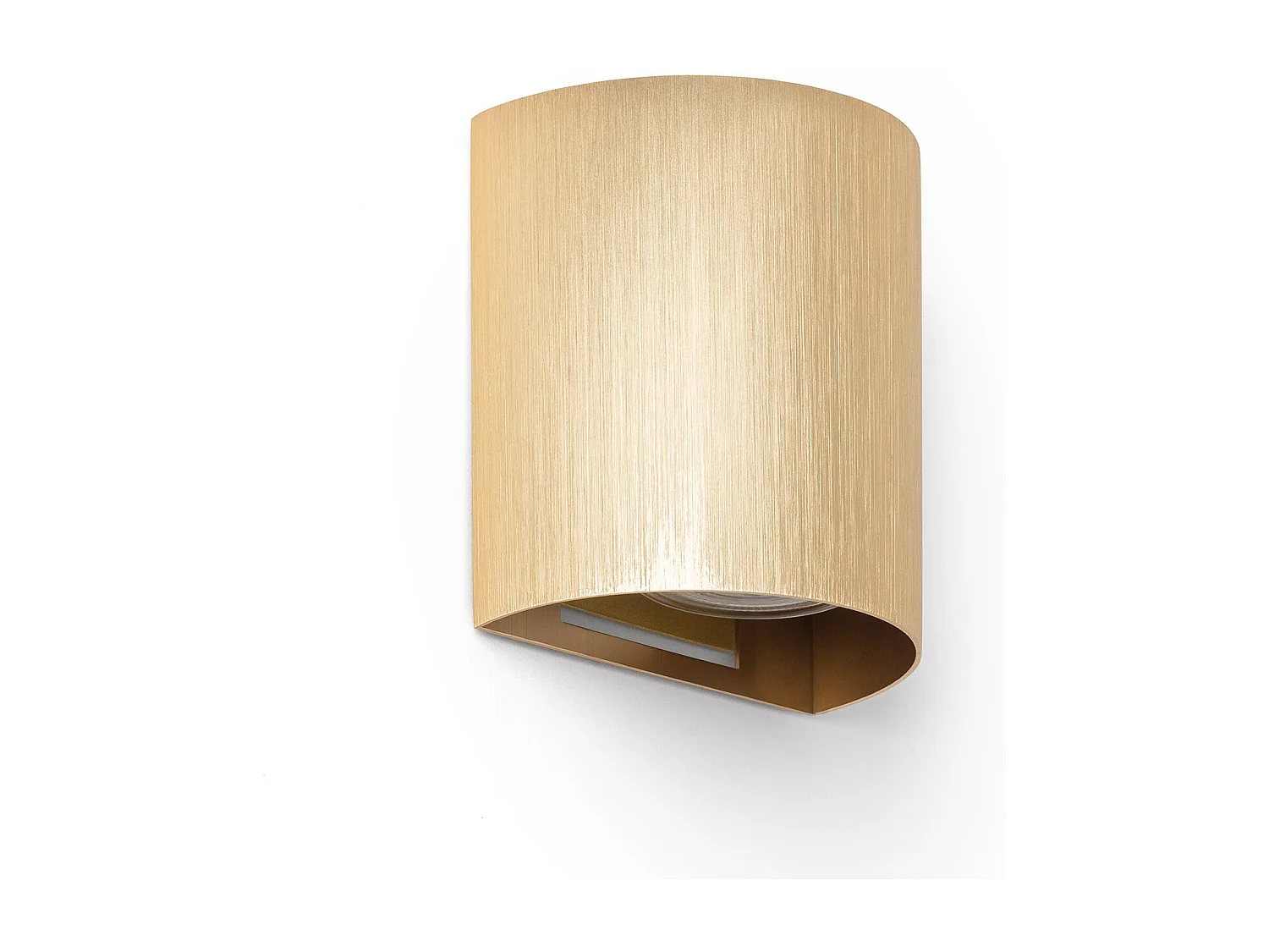 Aplique de Pared Aluminio Adonai Dorado