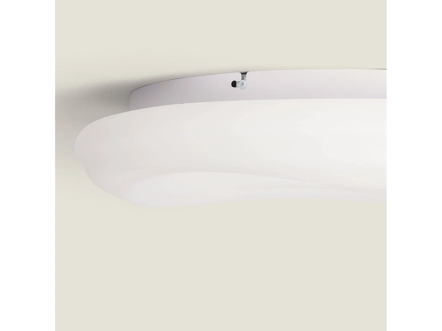 Plafón LED 48W Circular Metal Ø550 mm Kate Blanco
