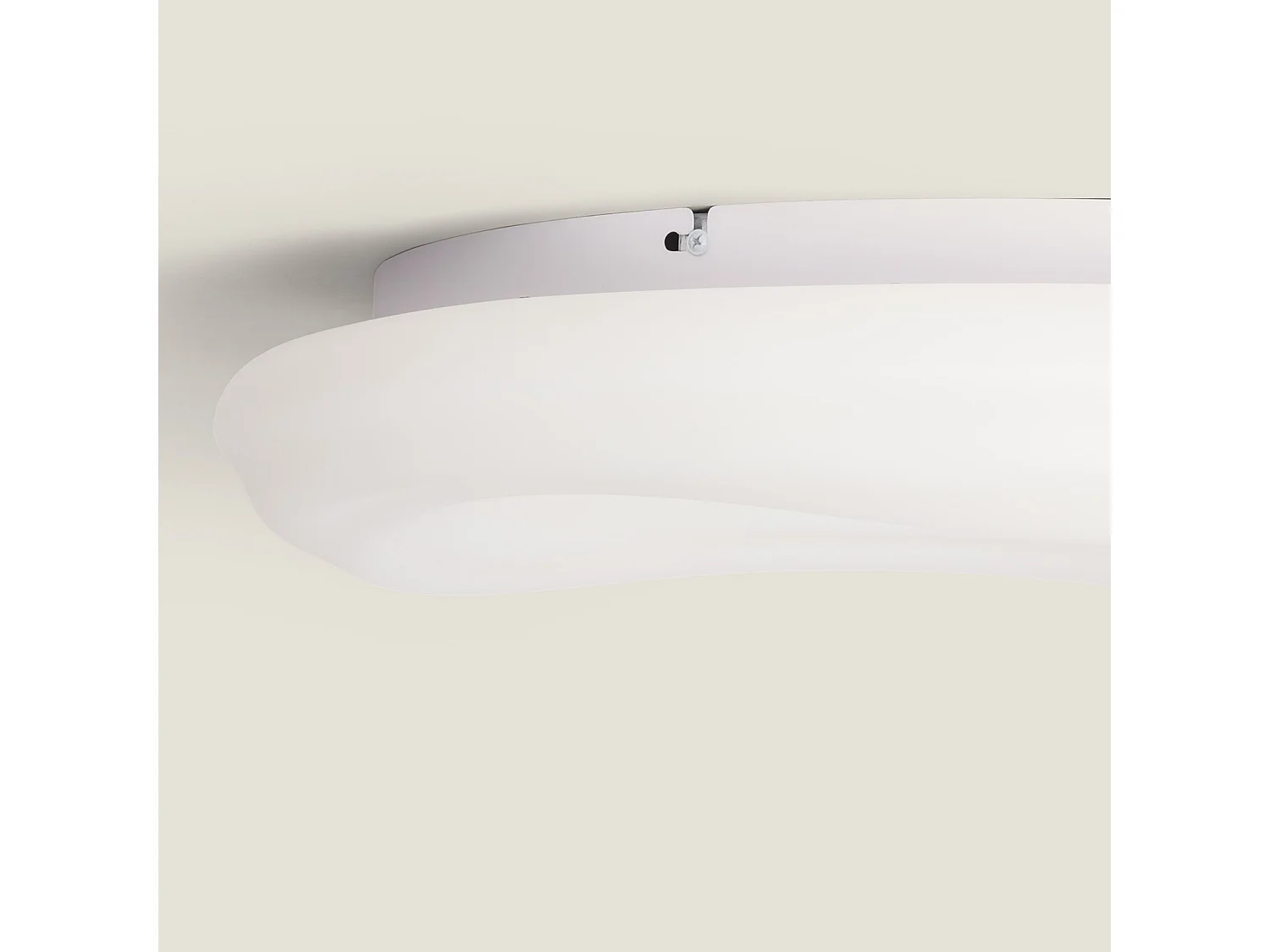 Plafoniera LED 48W Circolare Metallo Ø550 mm Kate Bianco