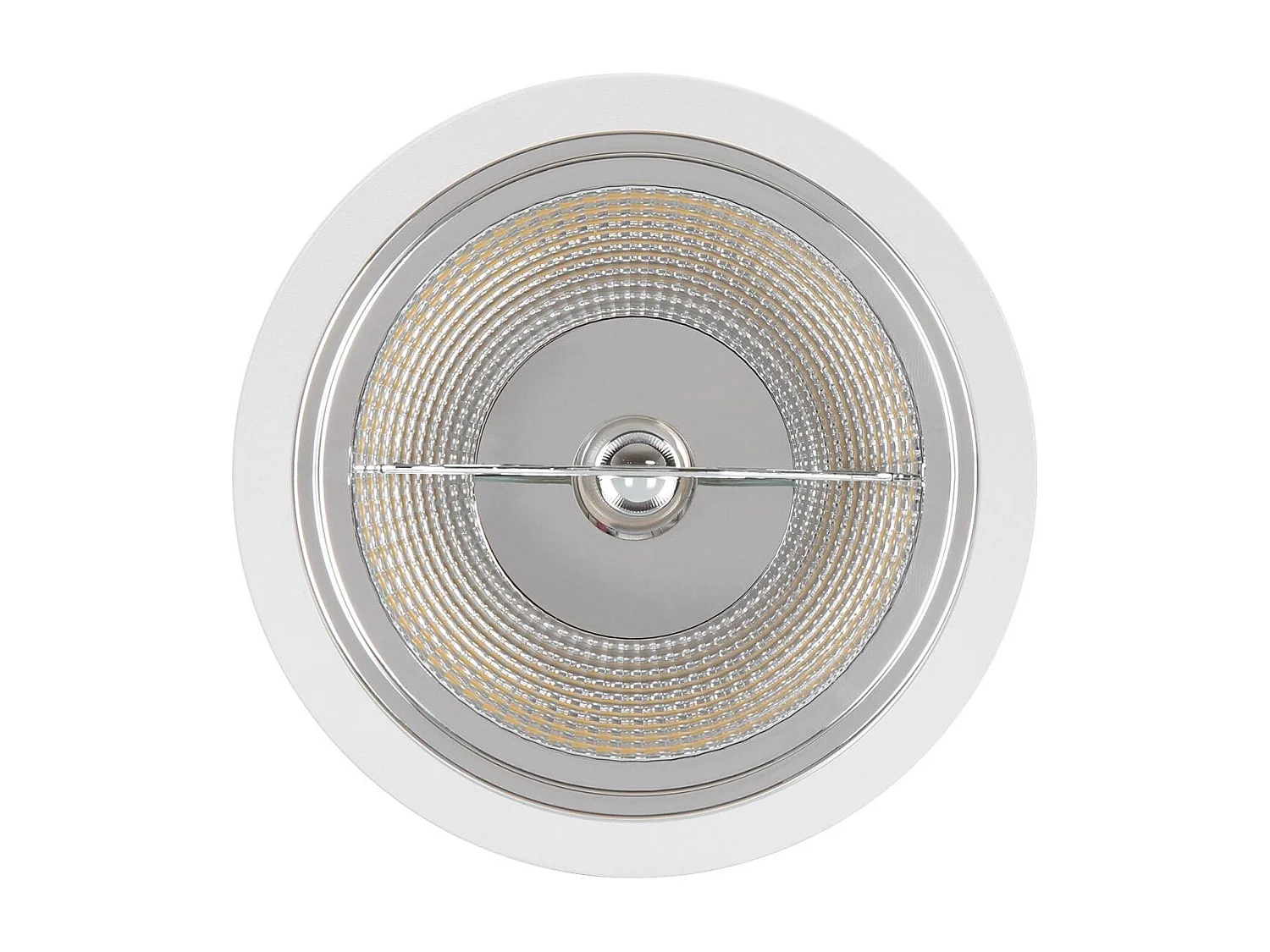 Downlight LED 12W Circolare da Superficie GU10 AR111 No Flicker 3000K Bianco Caldo