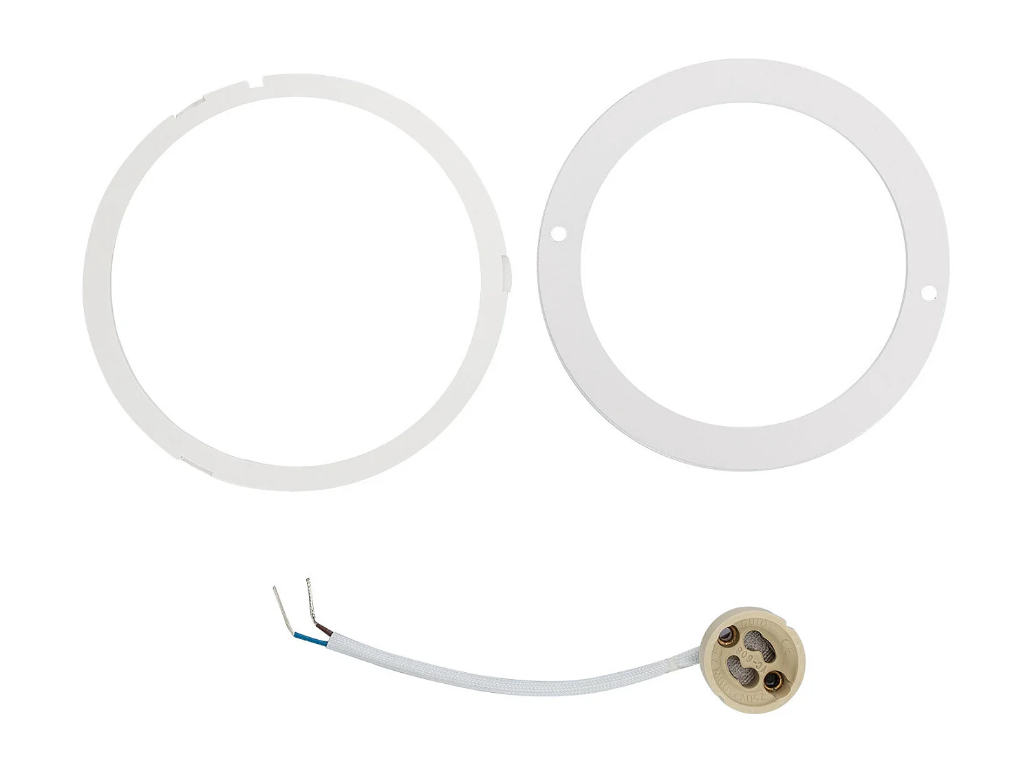 Downlight LED 12W Circolare da Superficie GU10 AR111 No Flicker 3000K Bianco Caldo