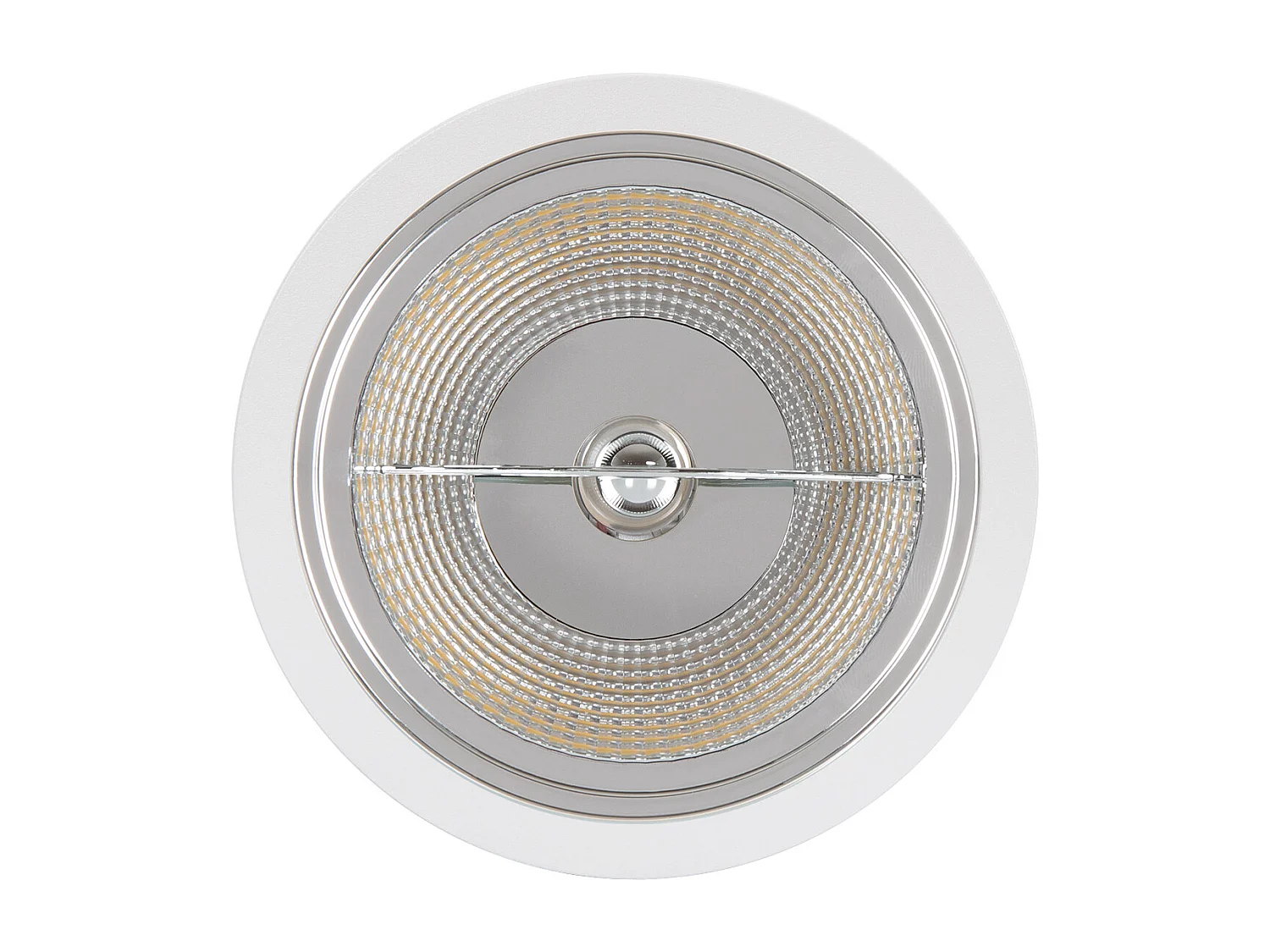 Downlight LED 12W Rond en Saillie GU10 AR111 No Flicker 3000K Blanc chaud