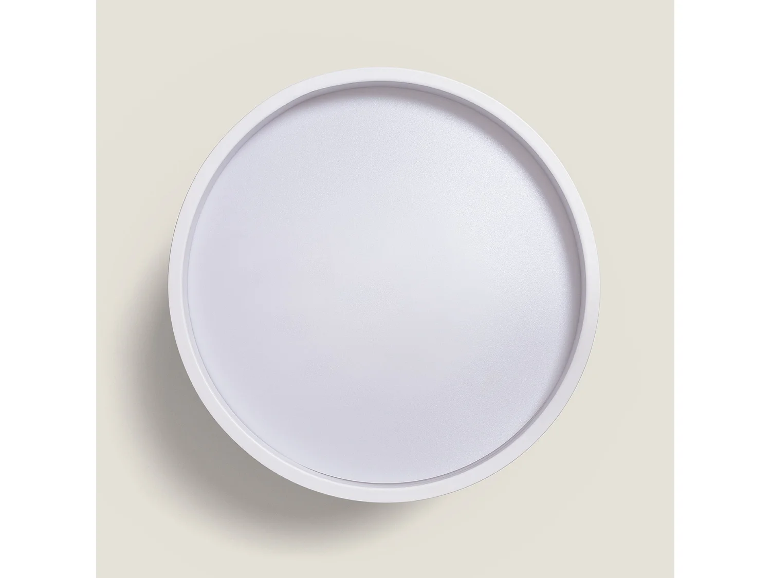 Plafoniera Metallo Lumpur Bianco