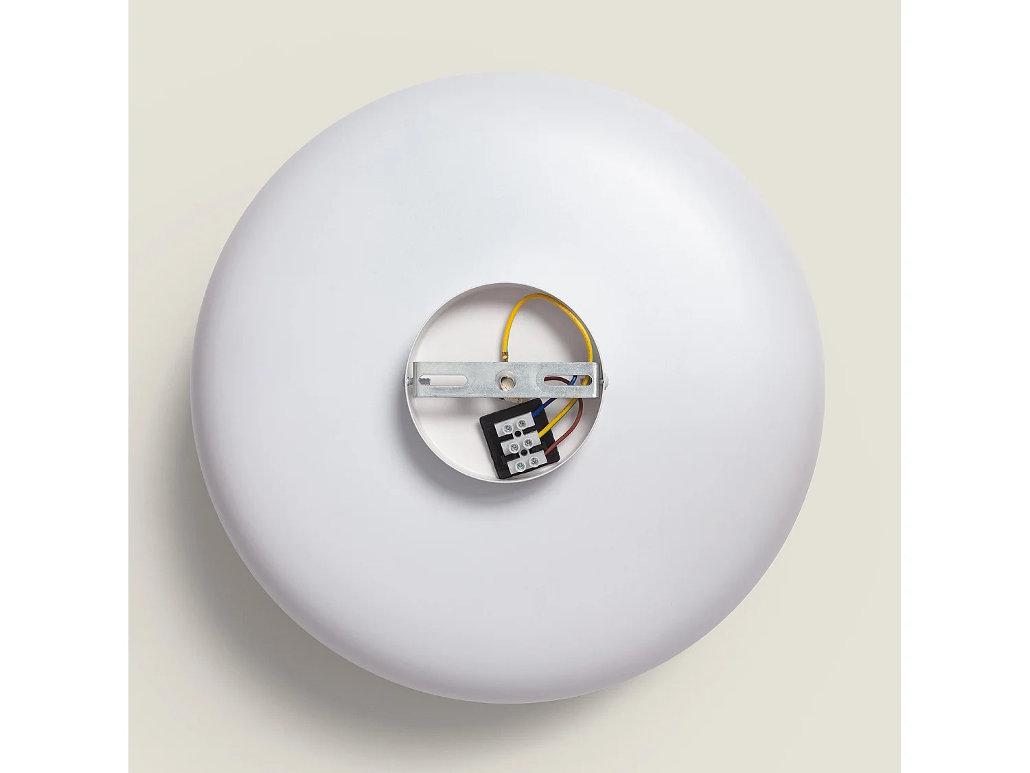 Plafoniera Metallo Lumpur Bianco