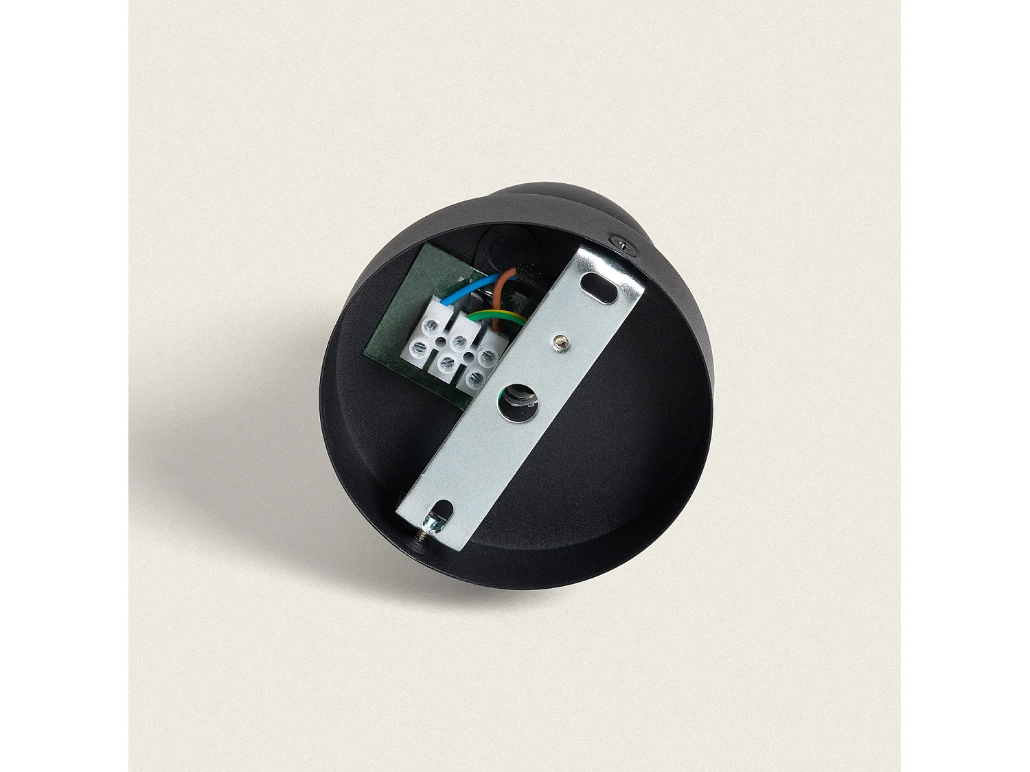 Aplique Orientable Aluminio 1 Foco Caleb Negro