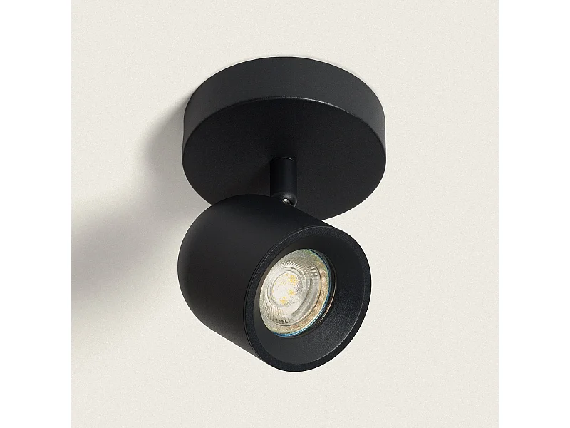 Applique Orientable Aluminium Caleb 1 Spot Noir