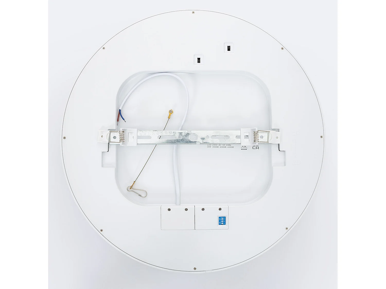 Downlight LED 18-24-30W Rond CCT Sélectionnable Détecteur de Mouvement et Crépuscule Coupe Ø 55-280 mm (2700K - 4000K - 6000K) Sélectionnable (chaud-neutre-froid)