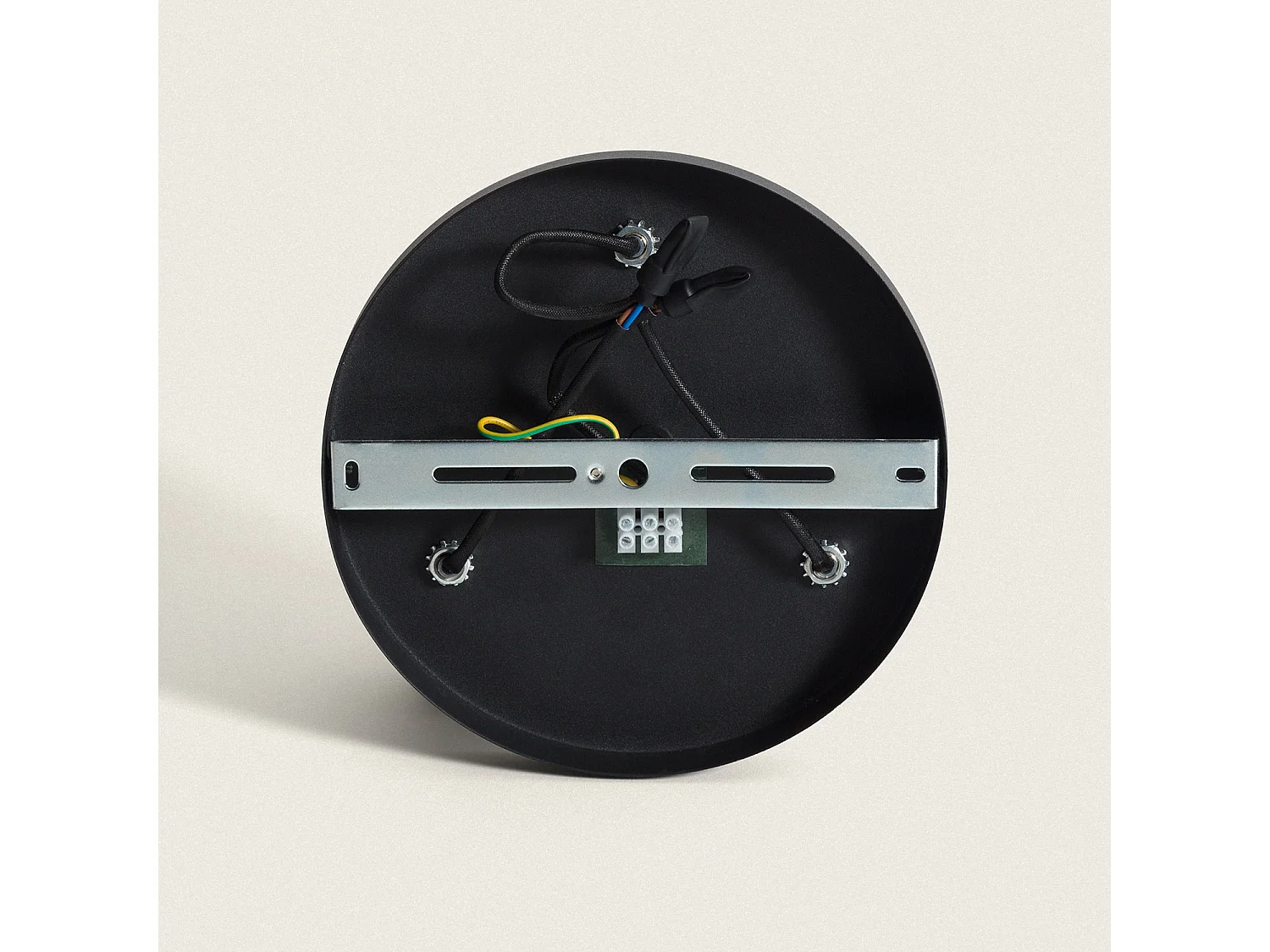 Lámpara de Techo Circular Orientable Aluminio 3 Focos Caleb Dorado