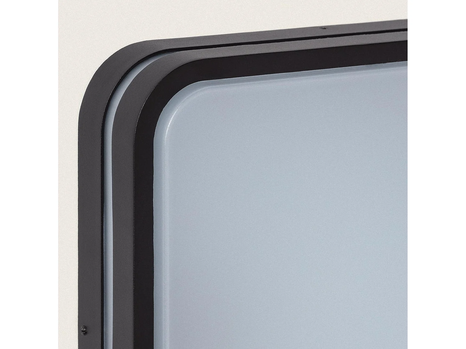 Plafón Cuadrado Exterior Aluminio 285x285 mm Kadam Negro