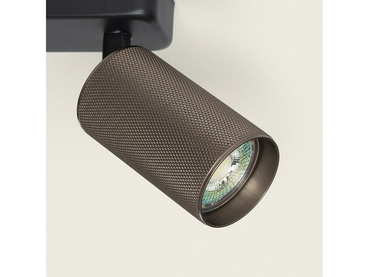 Plafonnier Aluminium Breixo 4 Spots Bronze