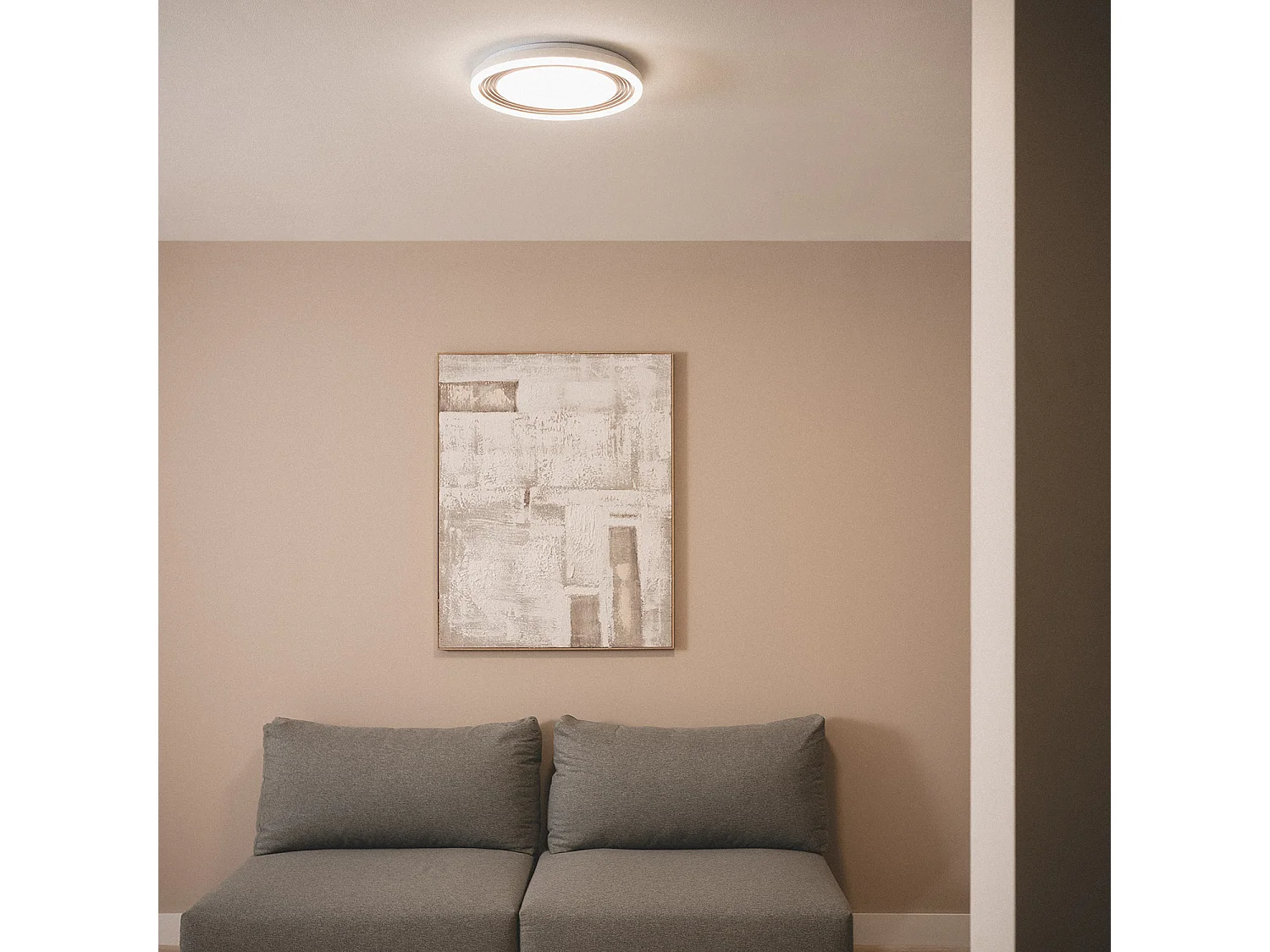 Plafoniera LED 24W Circolare Metallo Desse 2200K - 3000K - 4000K CCT