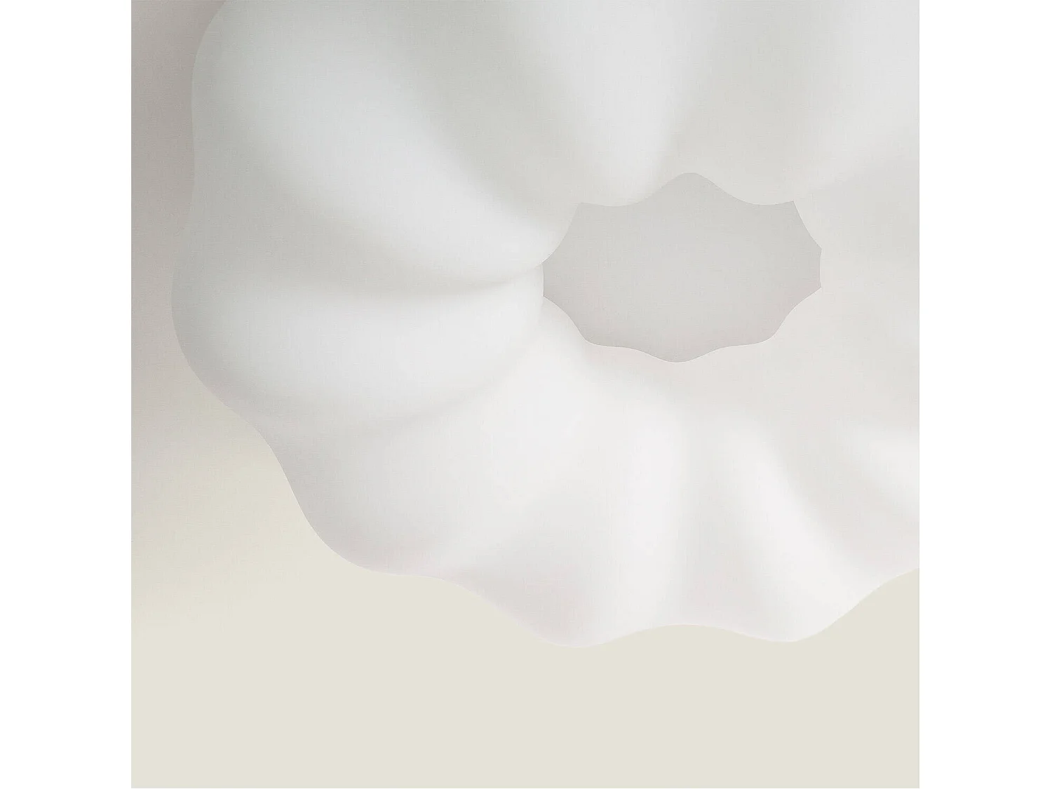 Plafonnier LED 36W Rond Ø450 mm Tarby Blanc