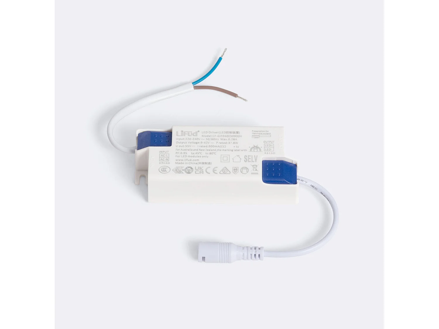 Pack de 2 Panel LED 60x60 cm 40W 4000lm 3000K LIFUD Blanco Cálido Pack de 2